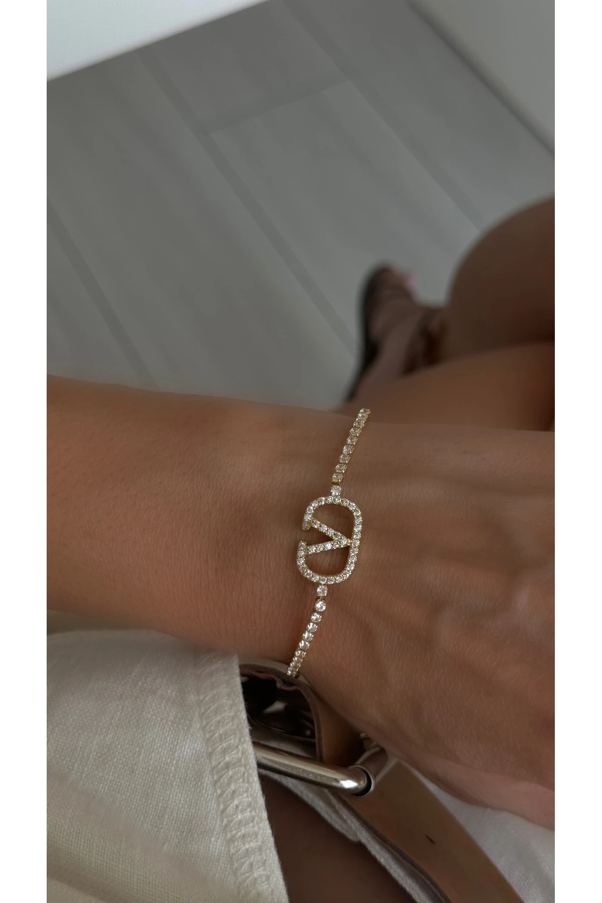 Çelik Gold VLTN Su Yolu Bileklik