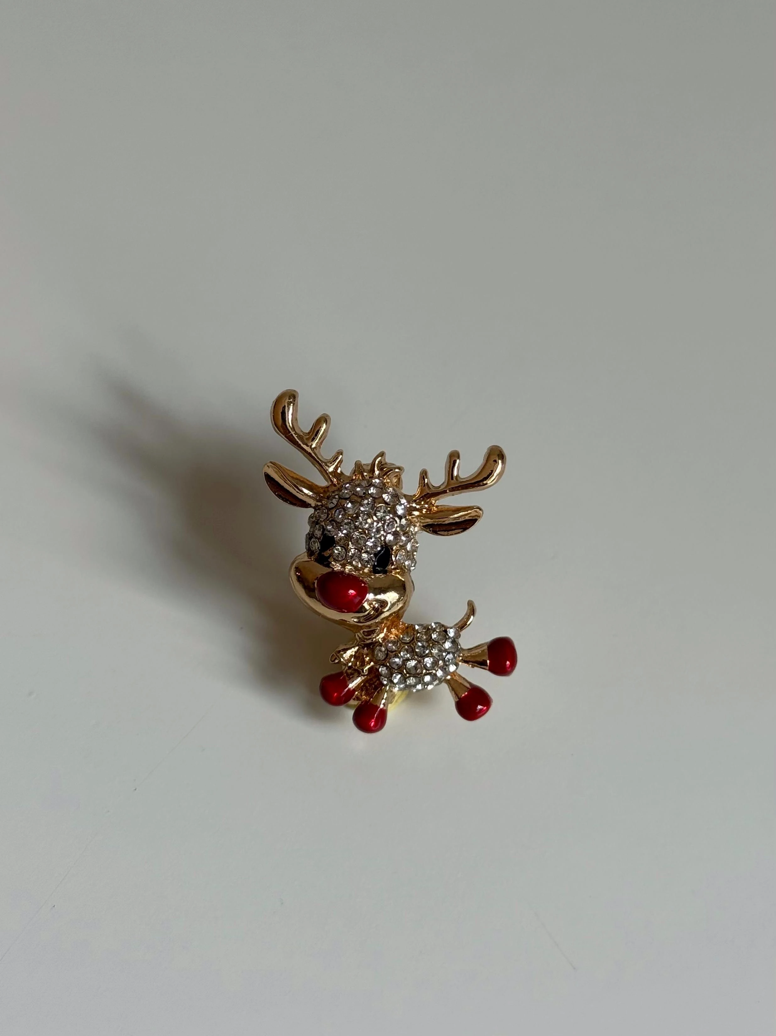 Yılbaşı Temalı Geyik Broş