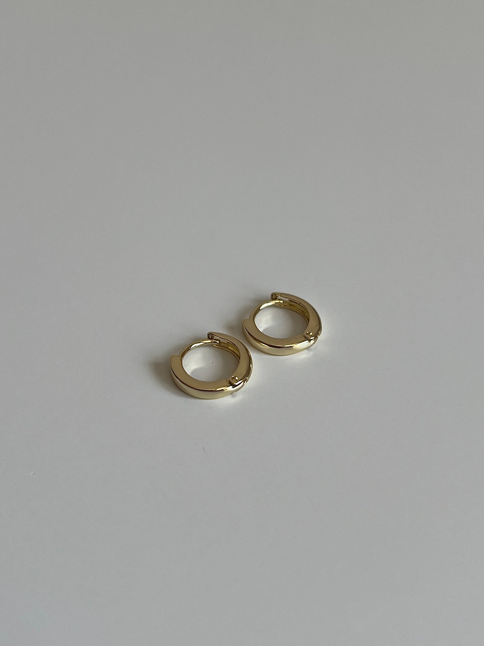 Gold Rengi Xupıng Kadın Halka Küpe