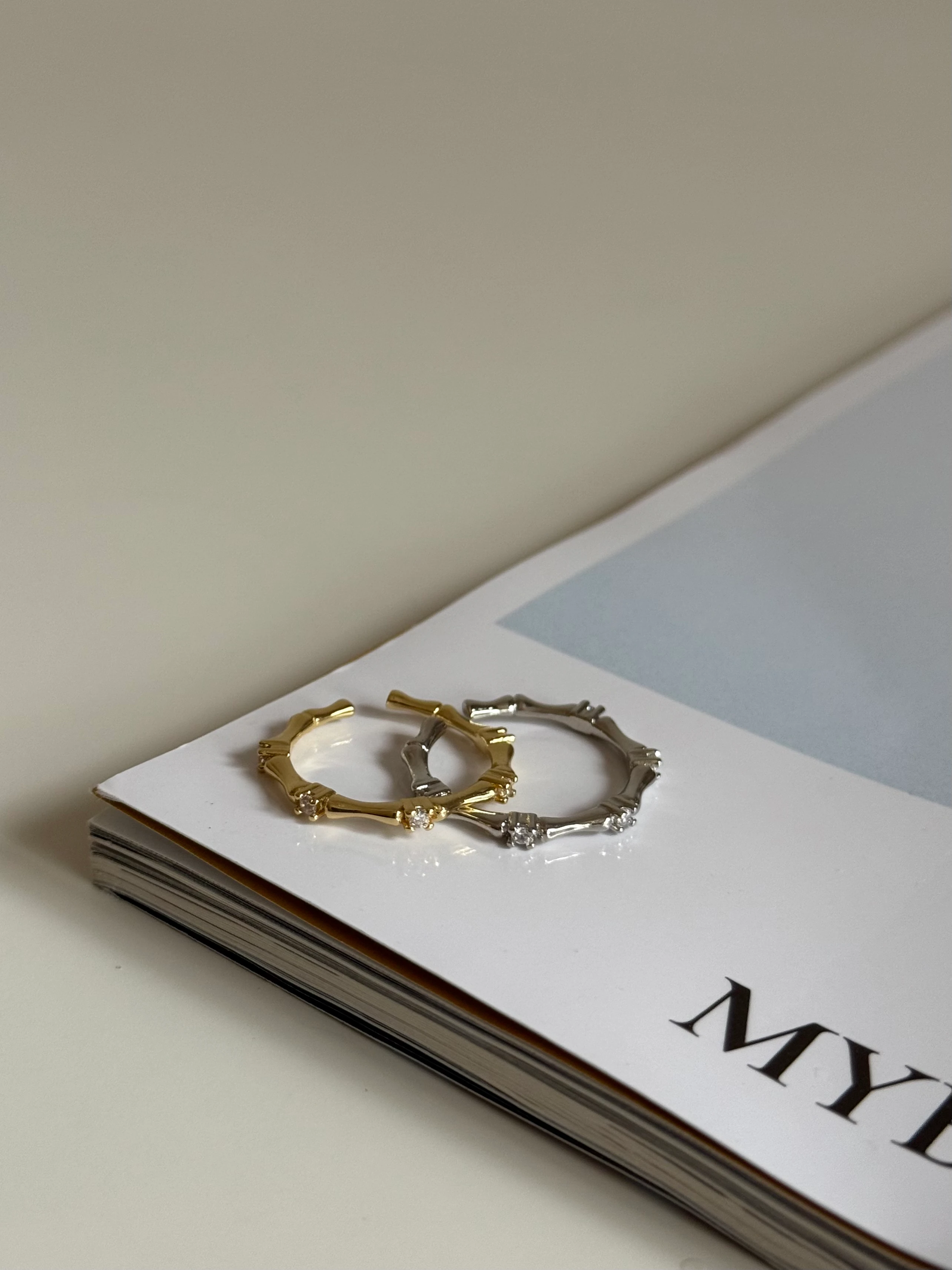 Taşlı Kemik Model Kadın Yüzük