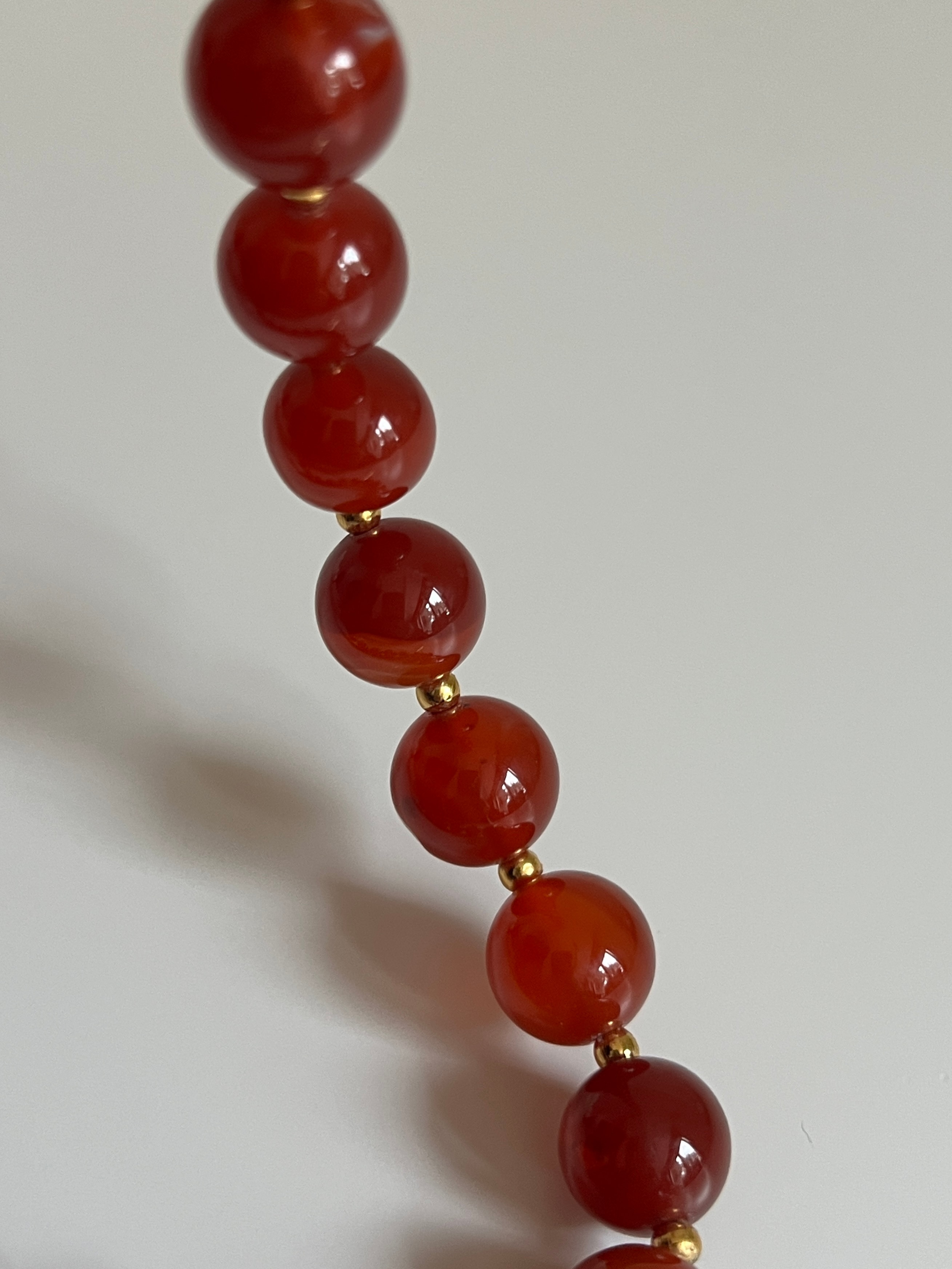 Arche Collection Kahverengi Akik Taşlı (GAIA) Kadın Kolye