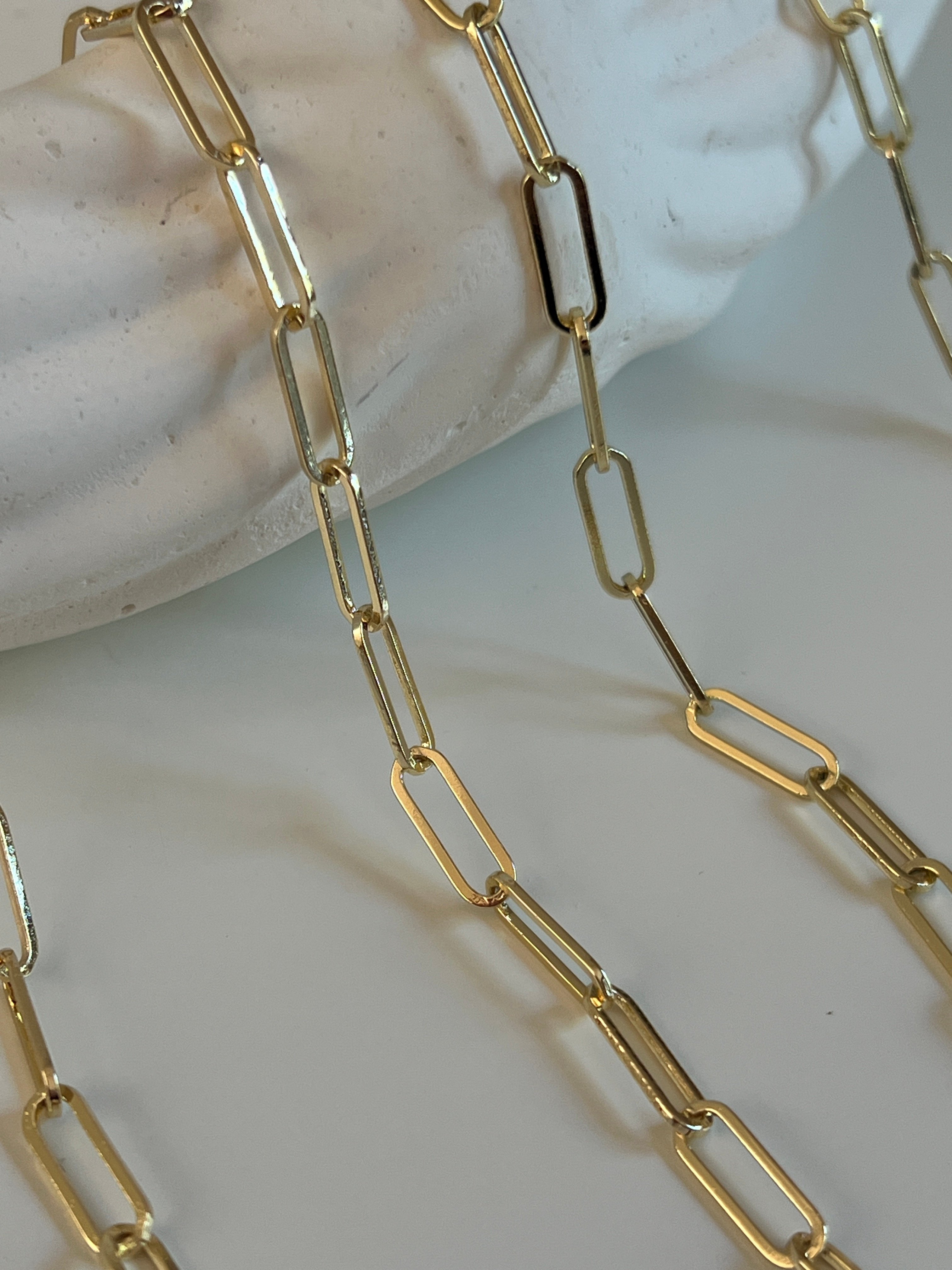 Gold Rengi Zincir Model Kadın Kolye