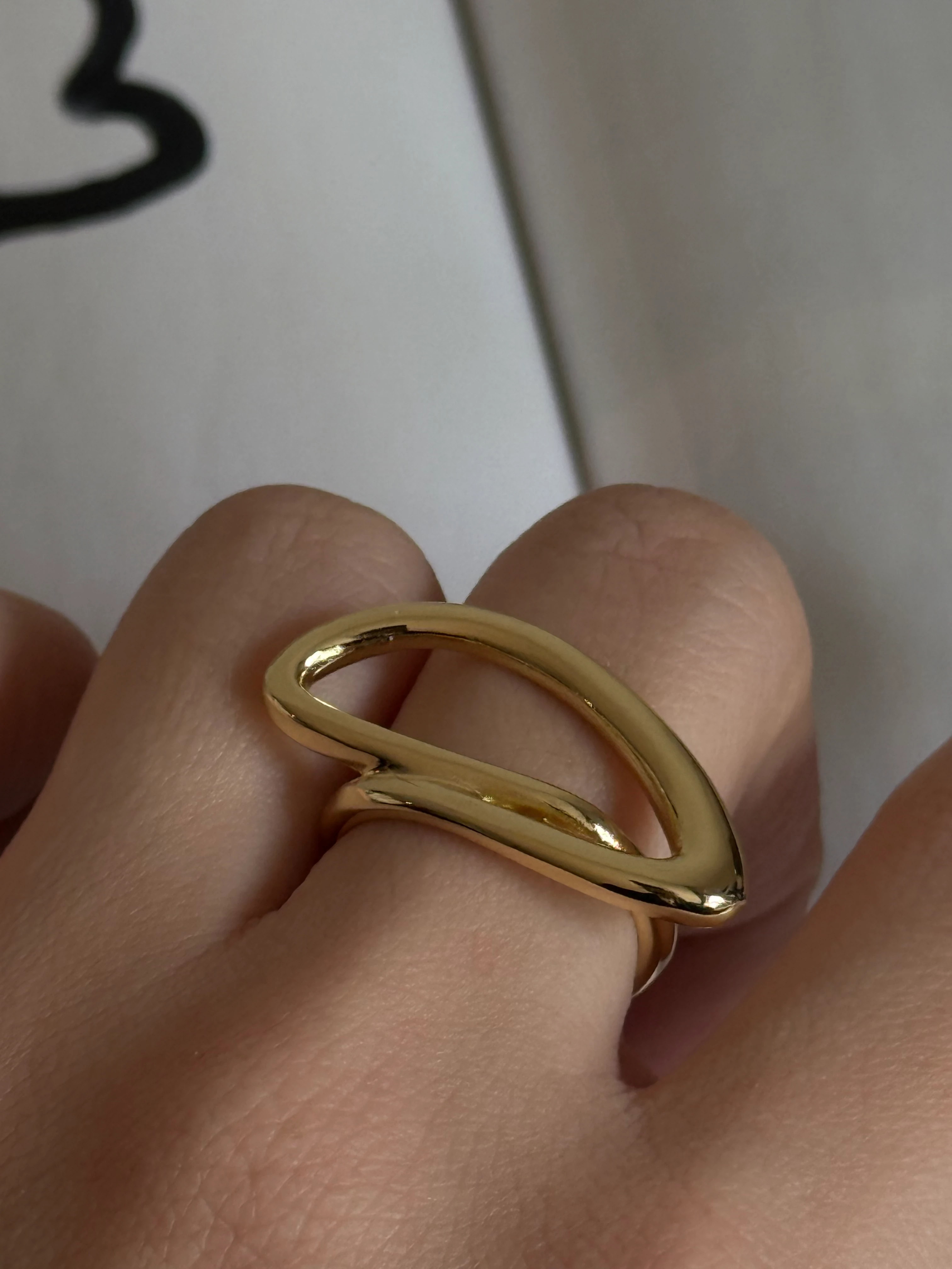 Asimetrik Model Kadın Yüzük