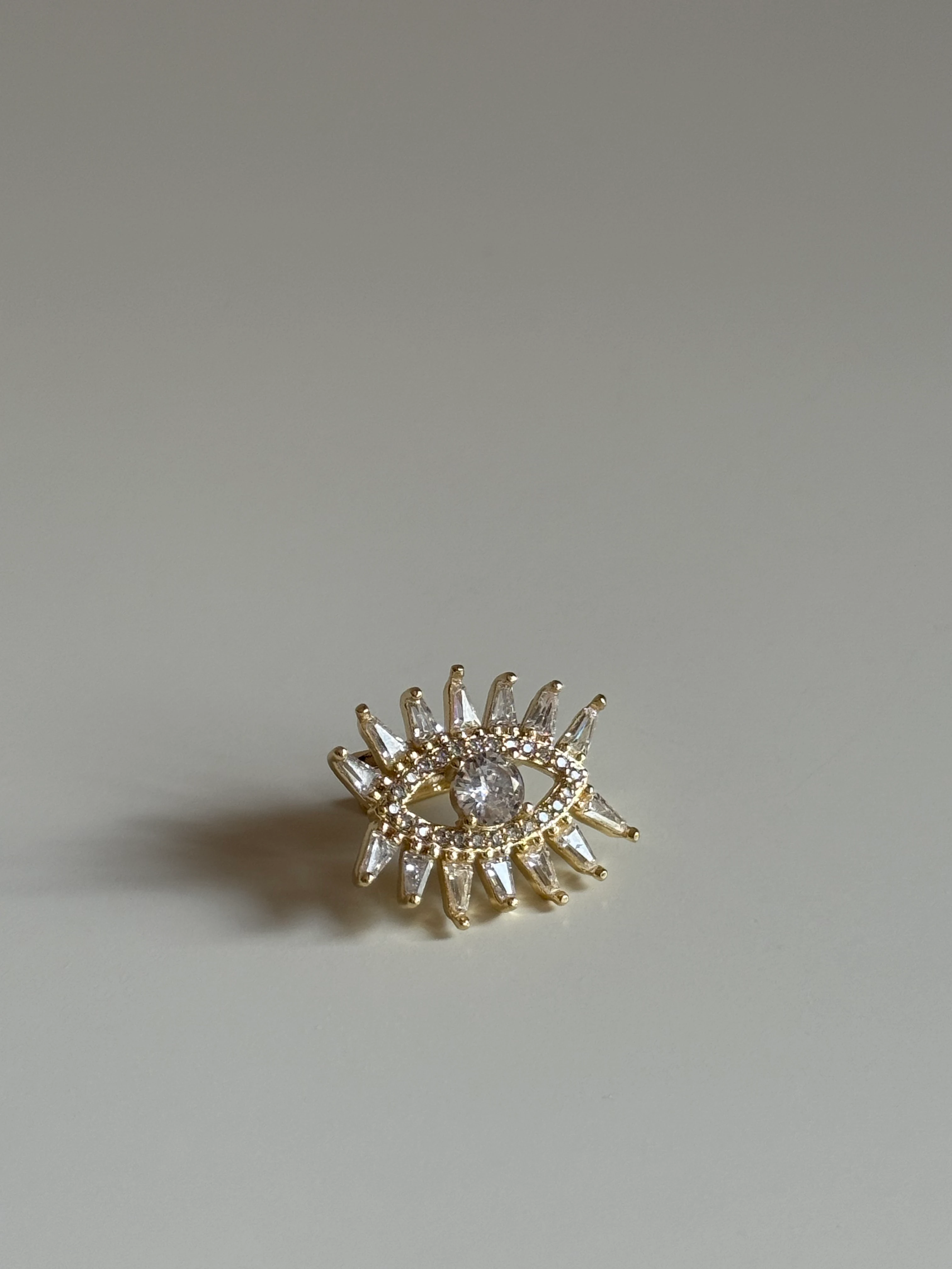 Gold Rengi Göz Model Kadın Kıkırdak Küpe