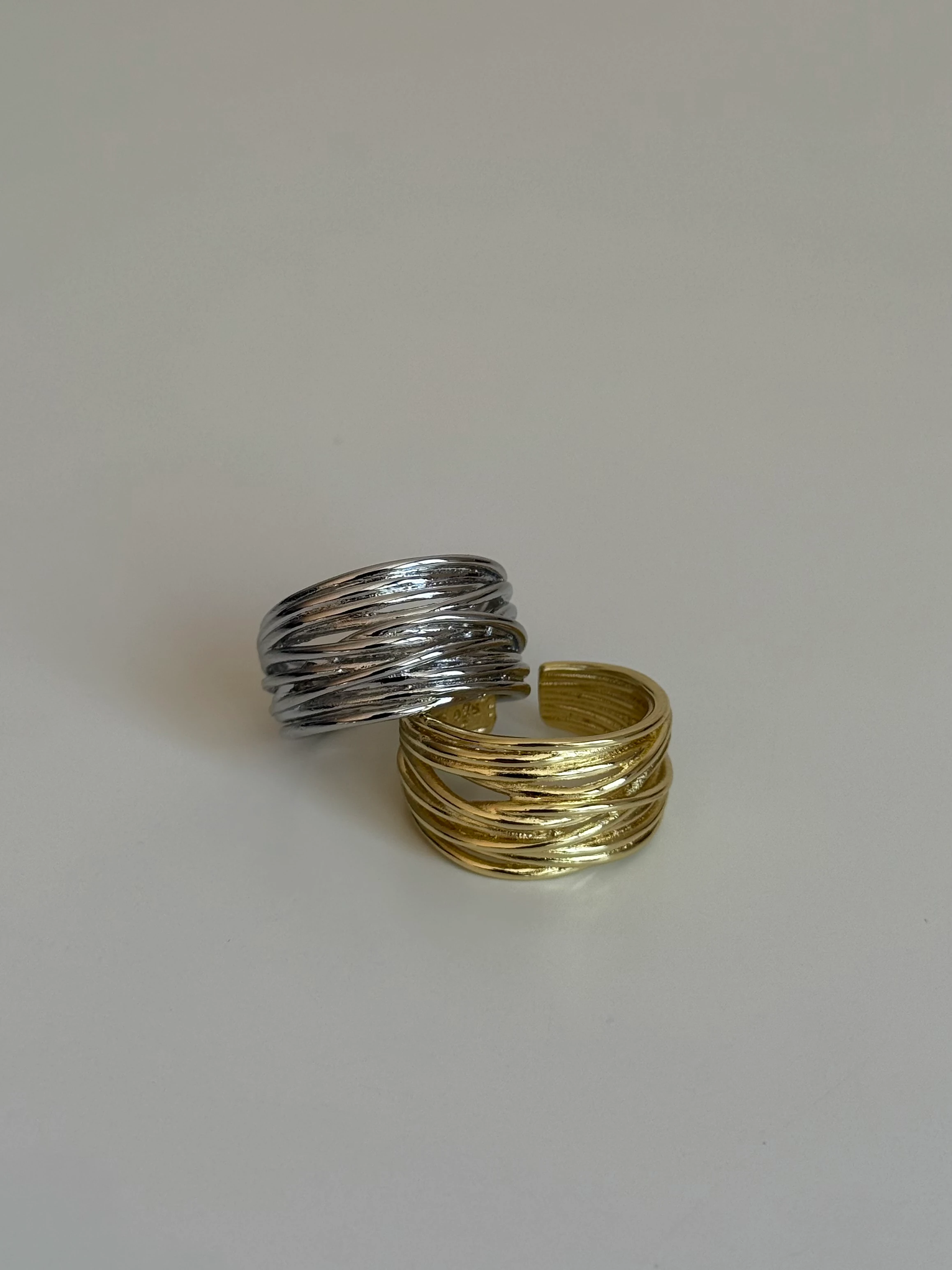 Çoklu İp Model Kadın Yüzük