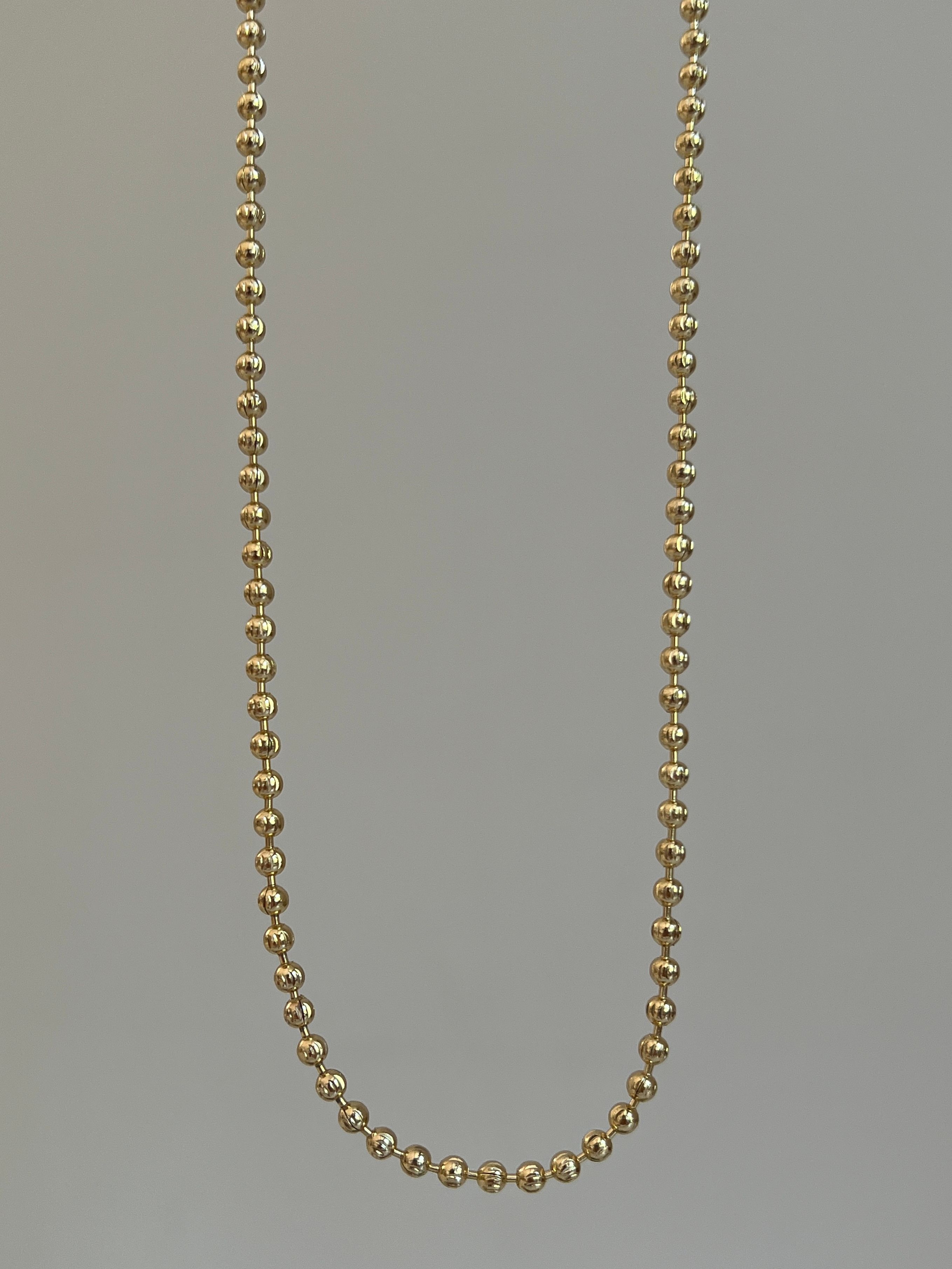 Gold Rengi Top Top Xupıng Kadın Kolye