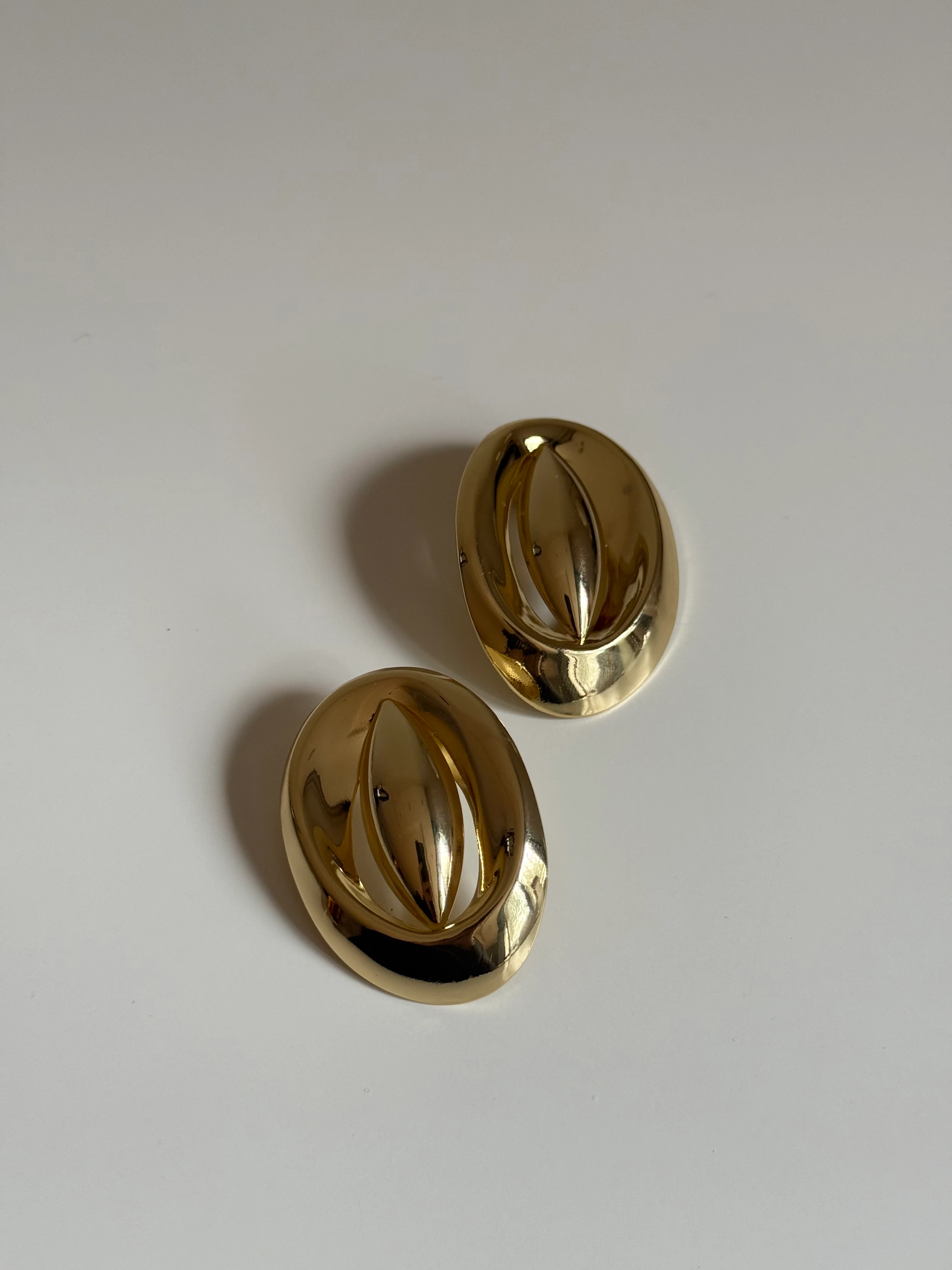 Elips Detay Kadın Küpe