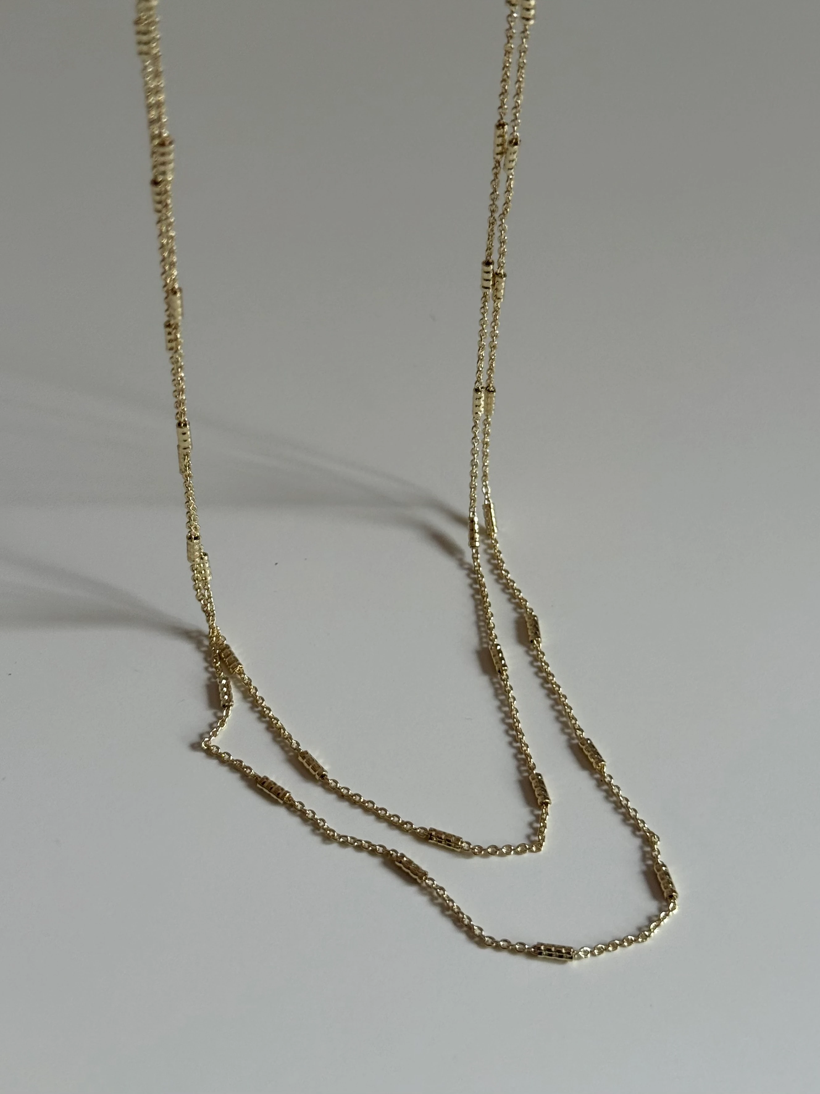 Gold Rengi Uzun Kadın Kolye