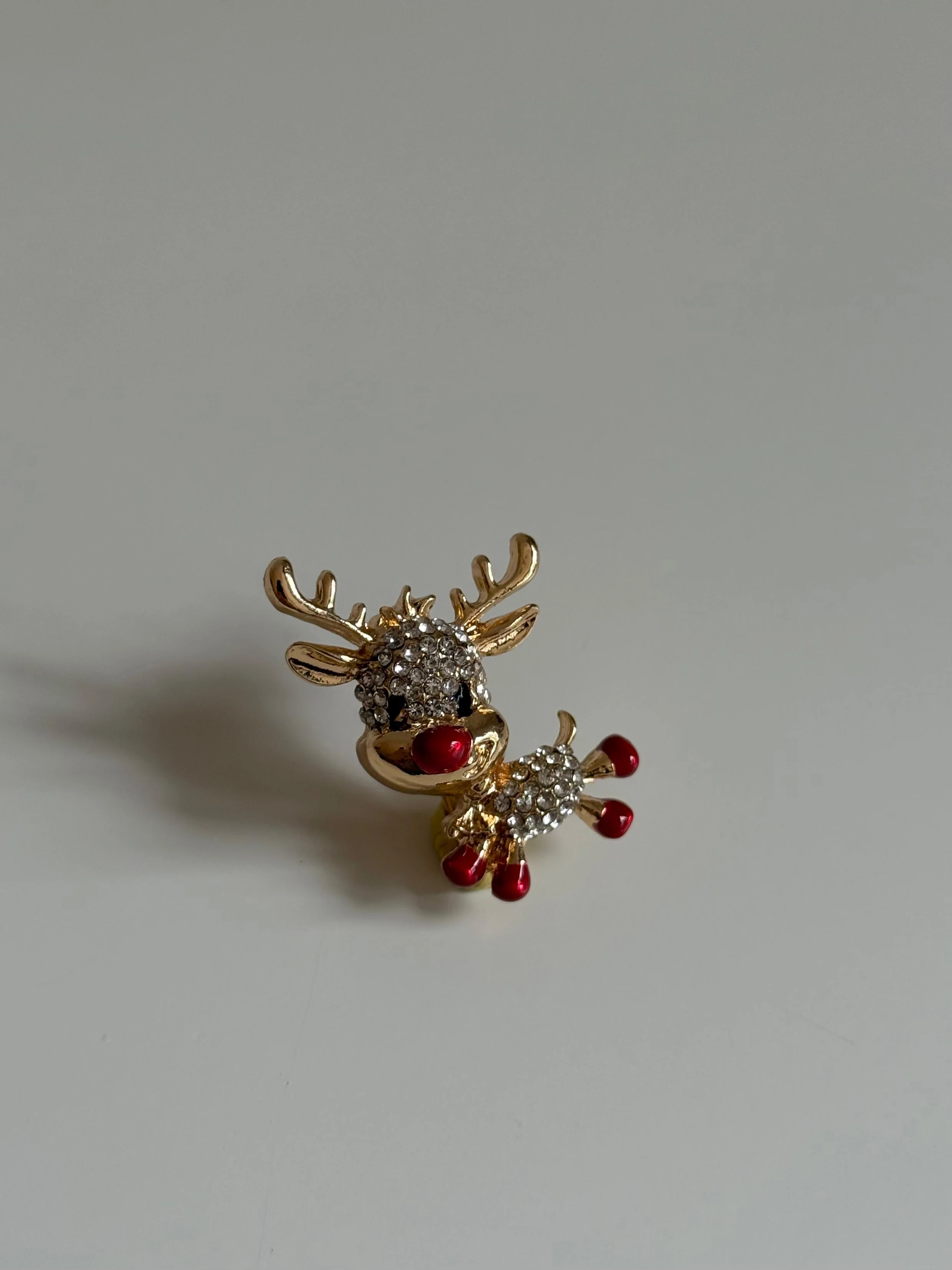 Yılbaşı Temalı Geyik Broş
