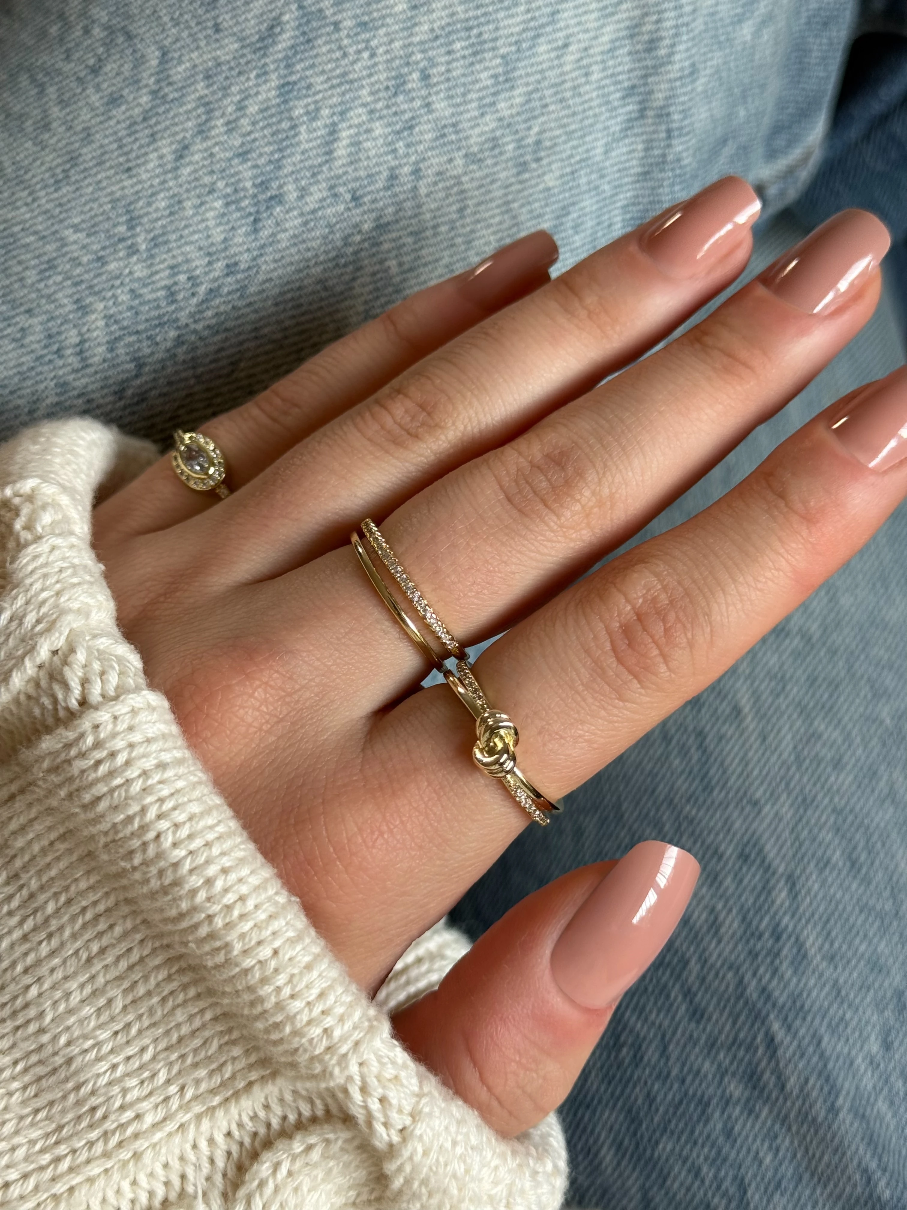 Düğüm Model Kadın Yüzük