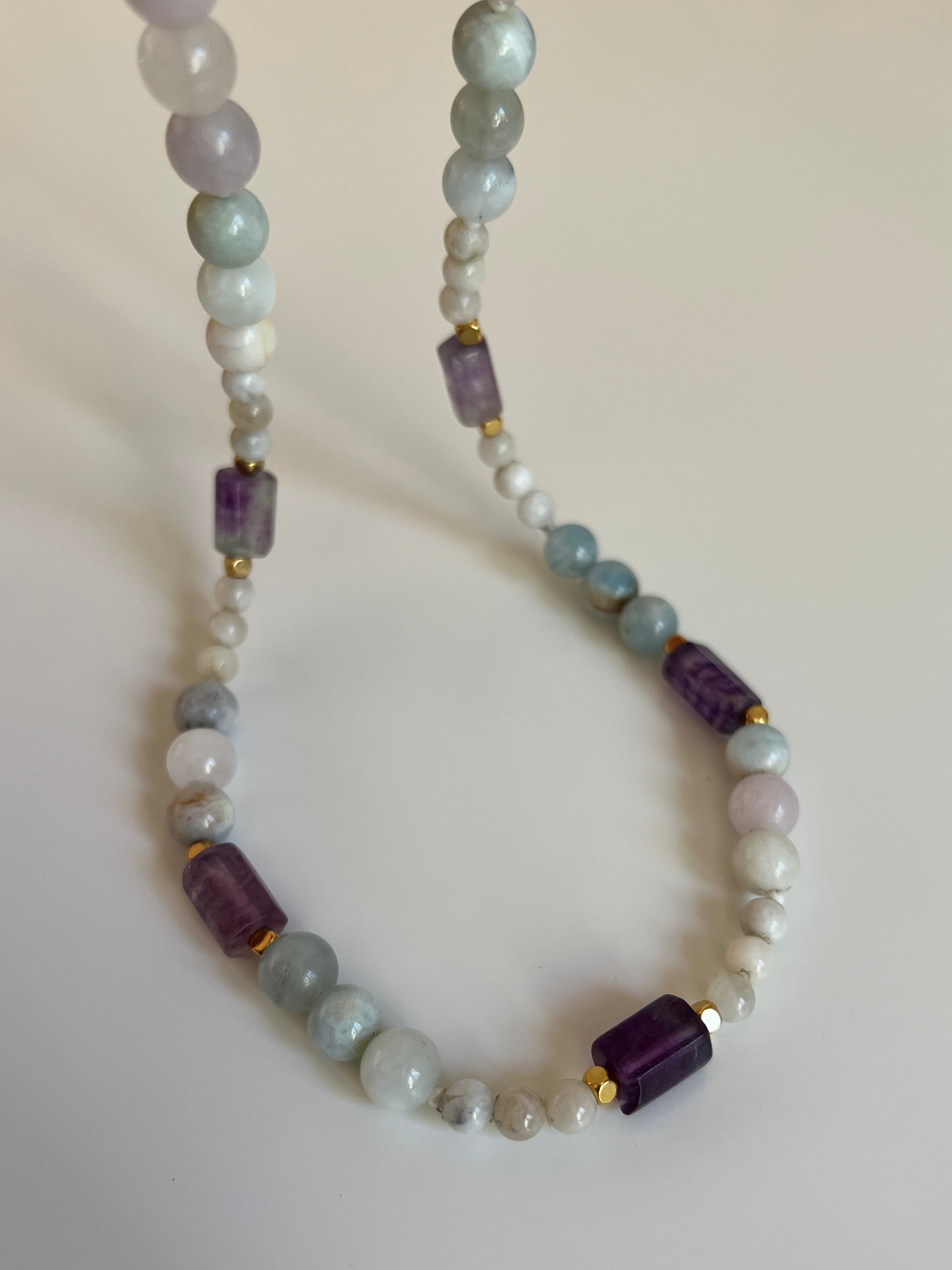 Arche Collection Florit&Aytaşı&Akuamarin Taşlı (EIRENE) Kadın Kolye