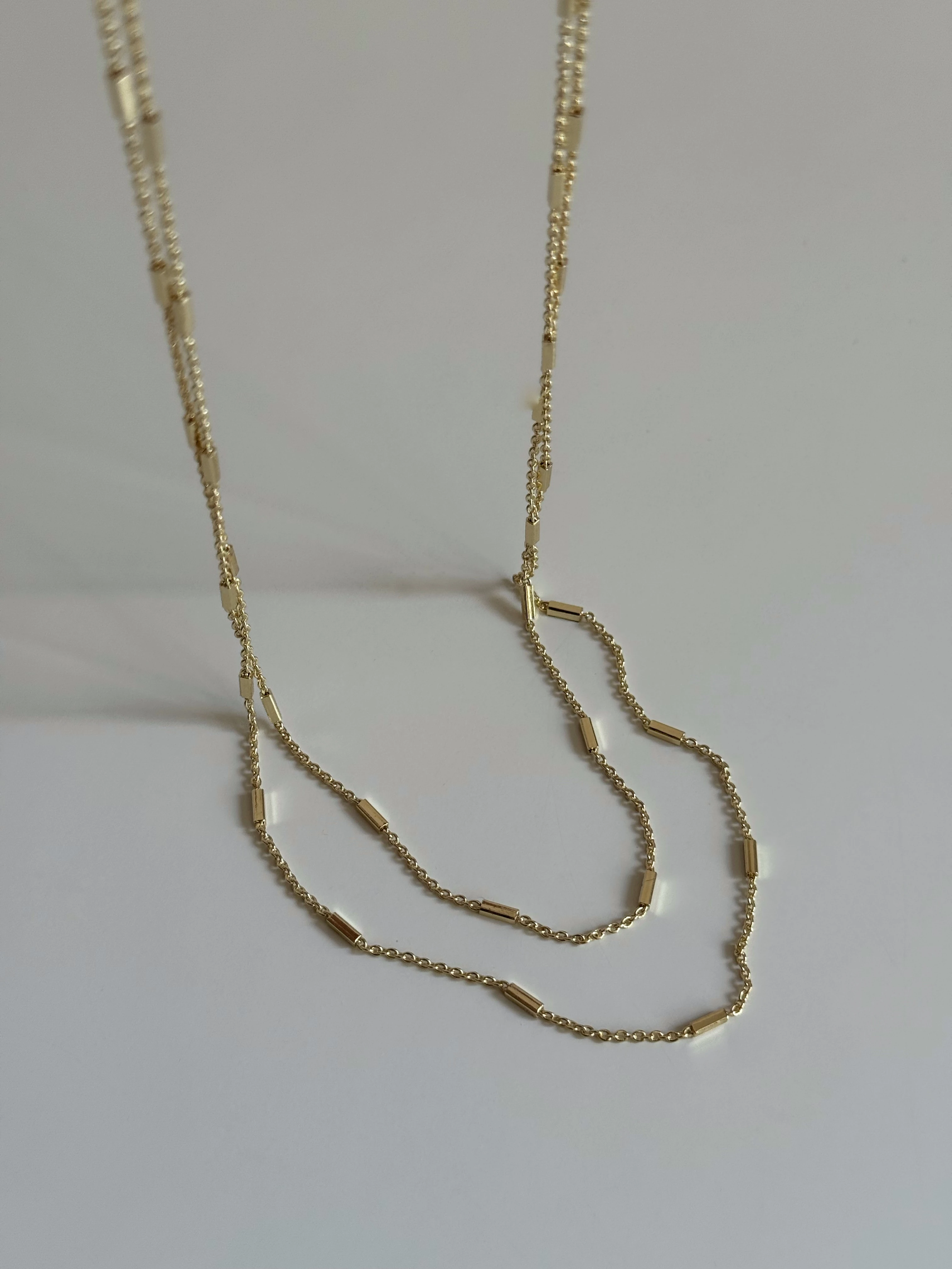 Gold Rengi Uzun Kadın Kolye