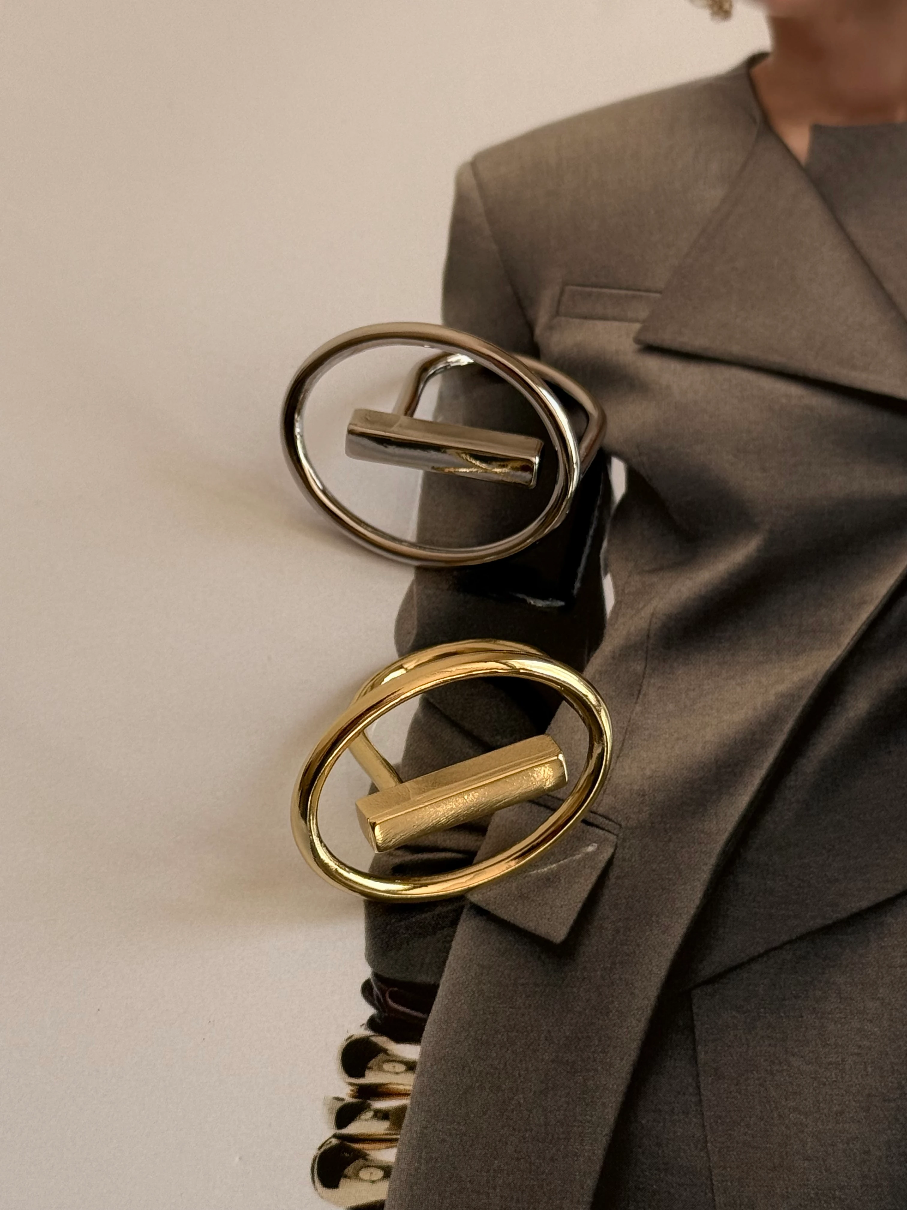 Yuvarlak Ve Şerit Model Kadın Yüzük