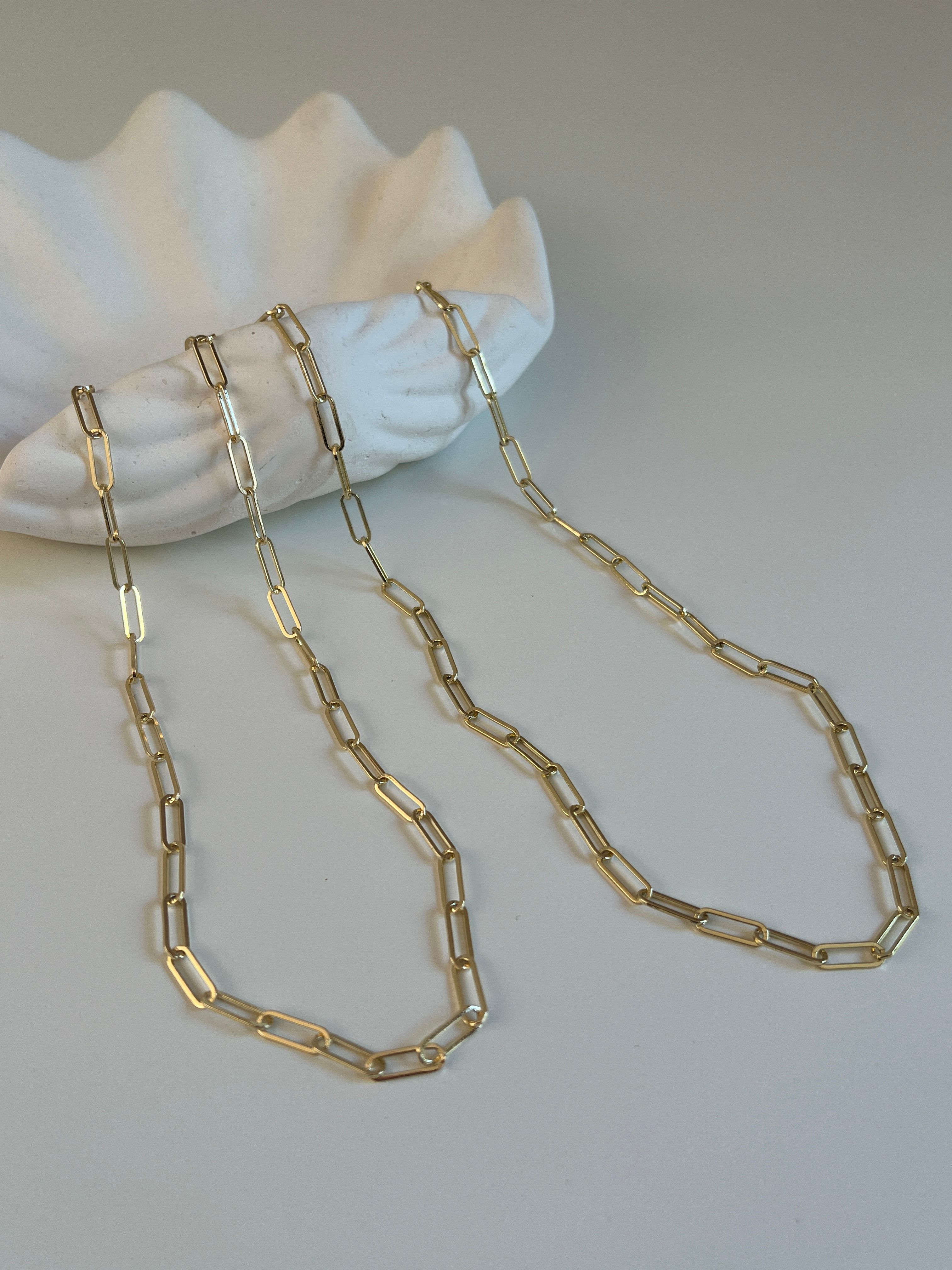 Gold Rengi Zincir Model Kadın Kolye
