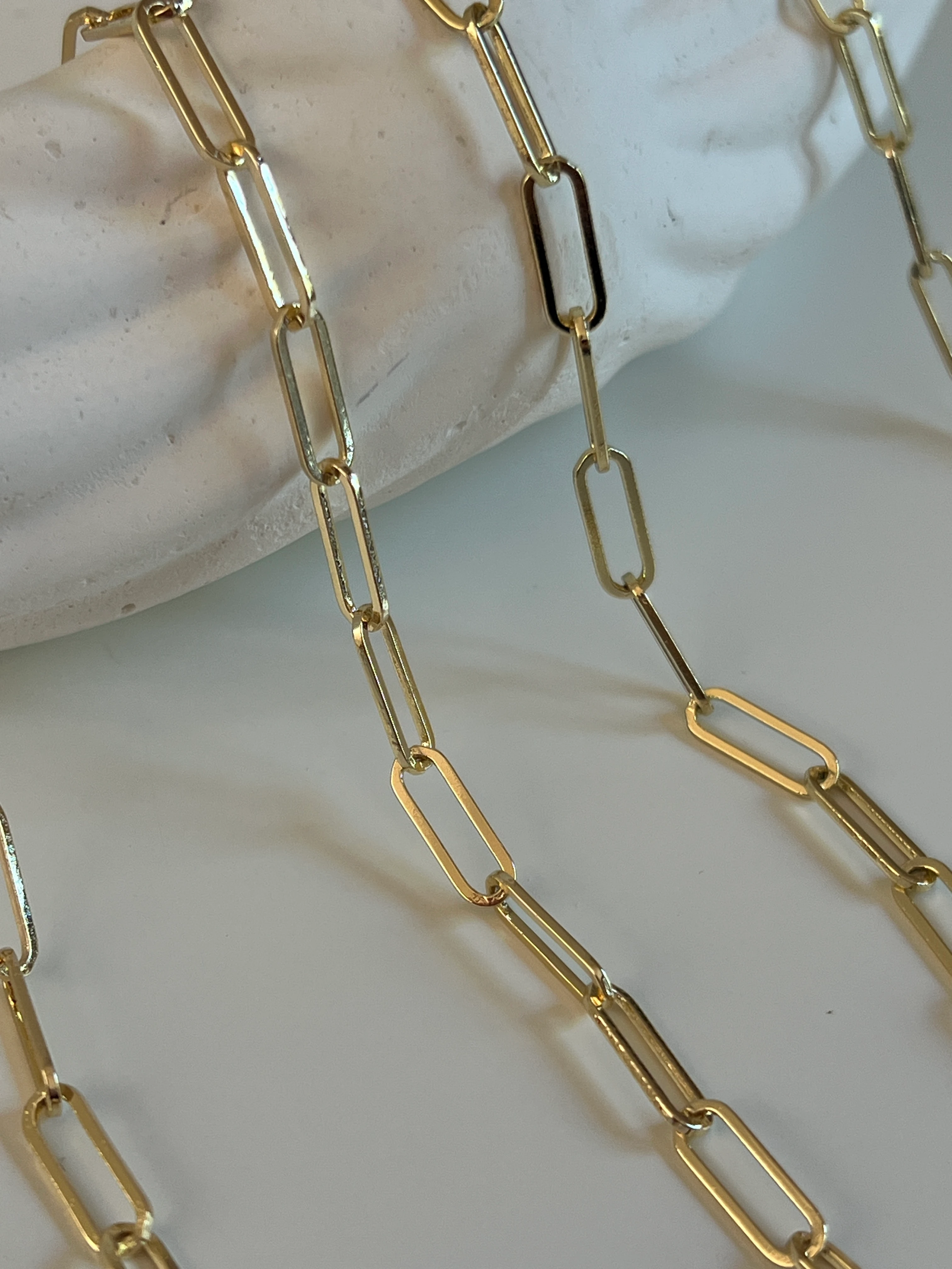 Gold Rengi Zincir Model Kadın Kolye