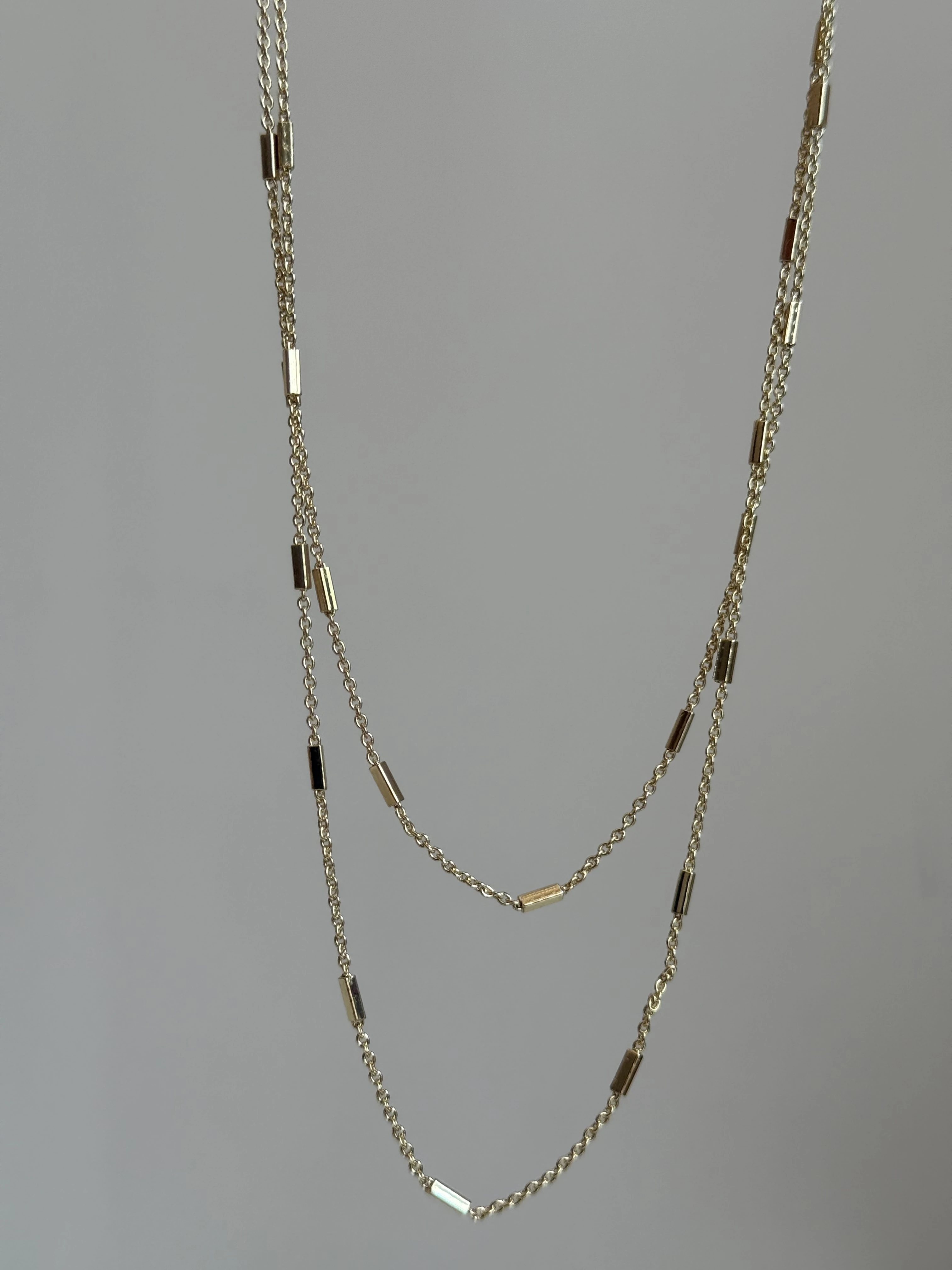 Gold Rengi Uzun Kadın Kolye