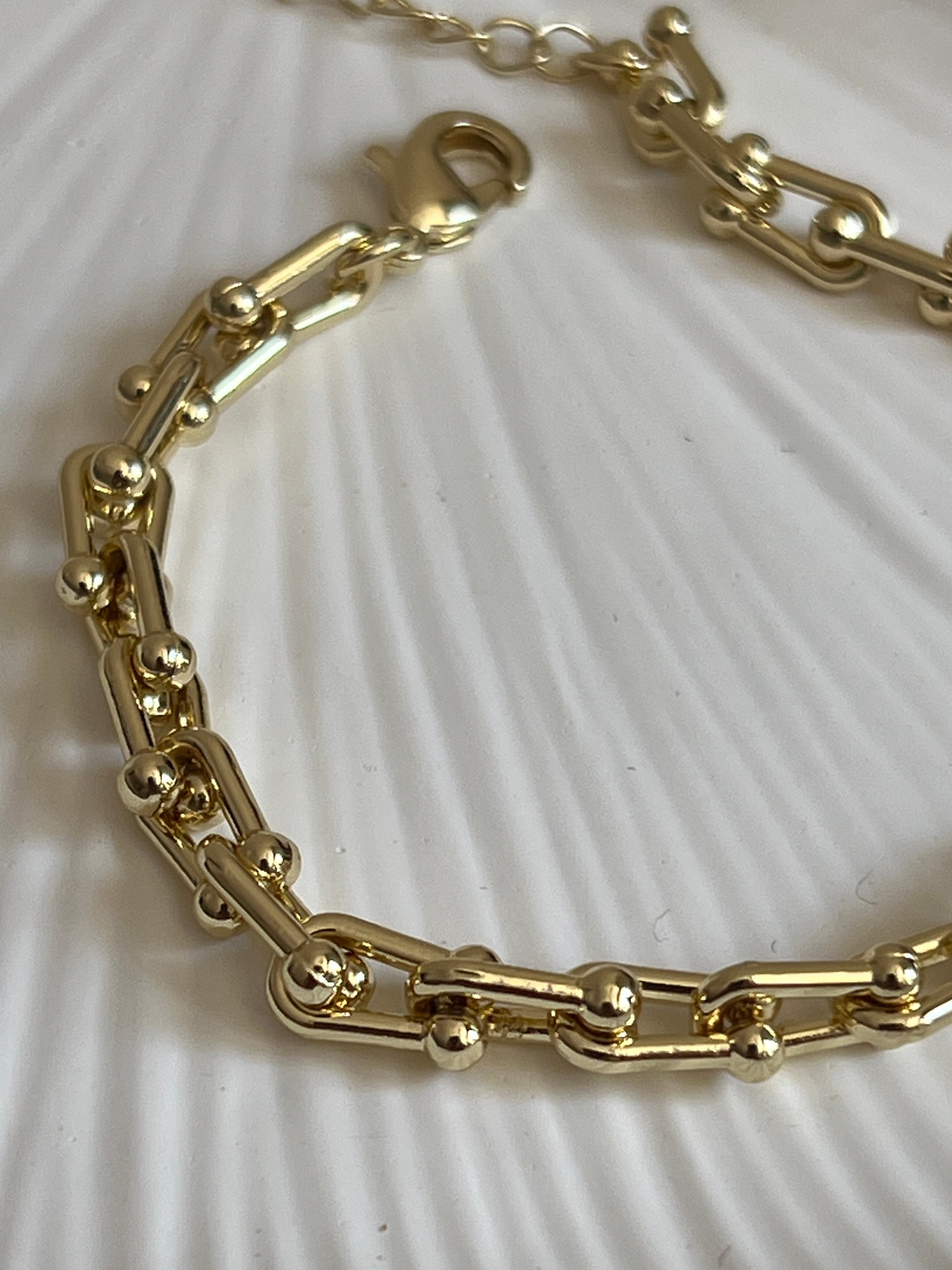 Gold Rengi Zincir Model Kadın Bileklik