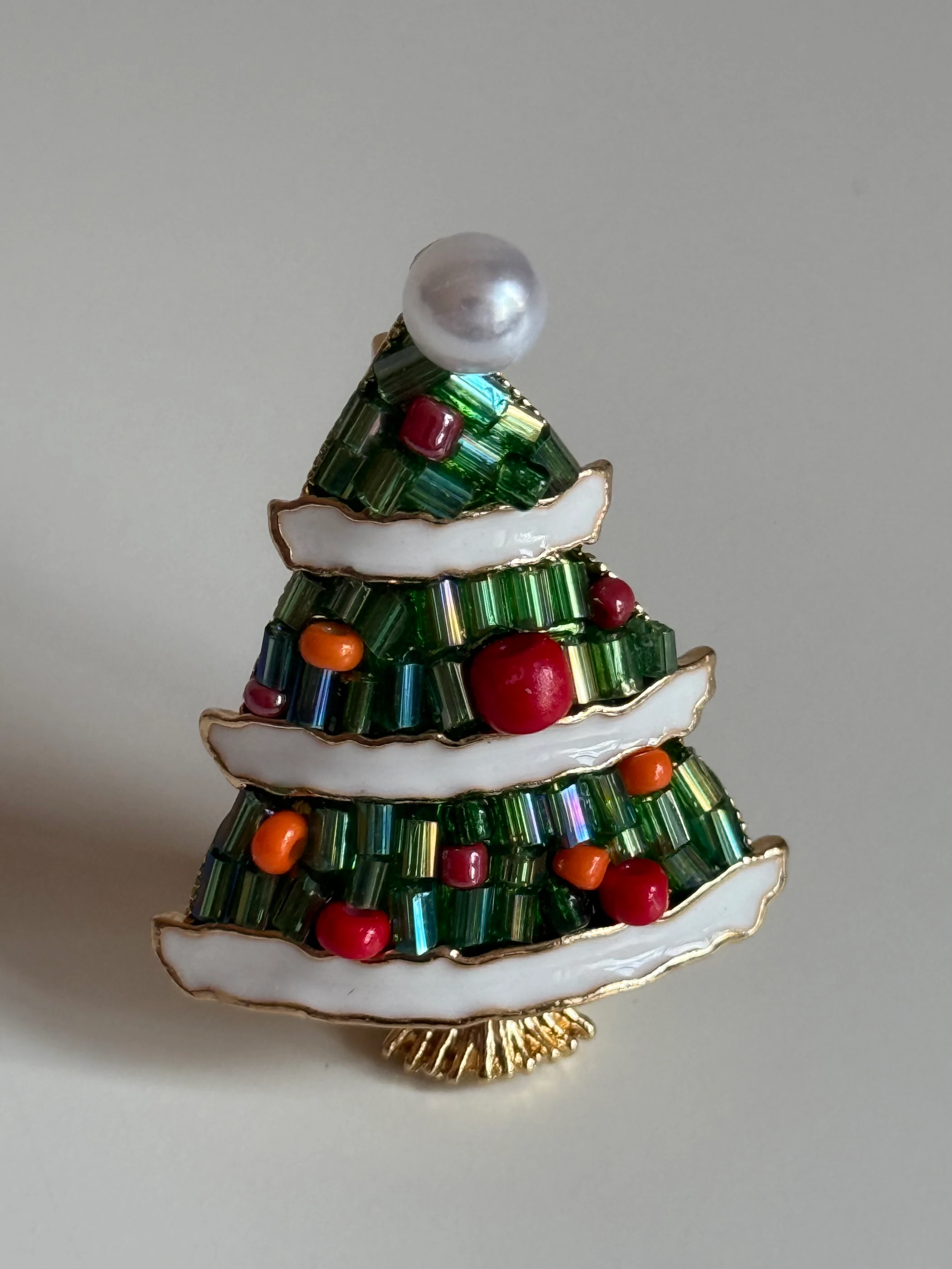 Yılbaşı Ağacı Broş