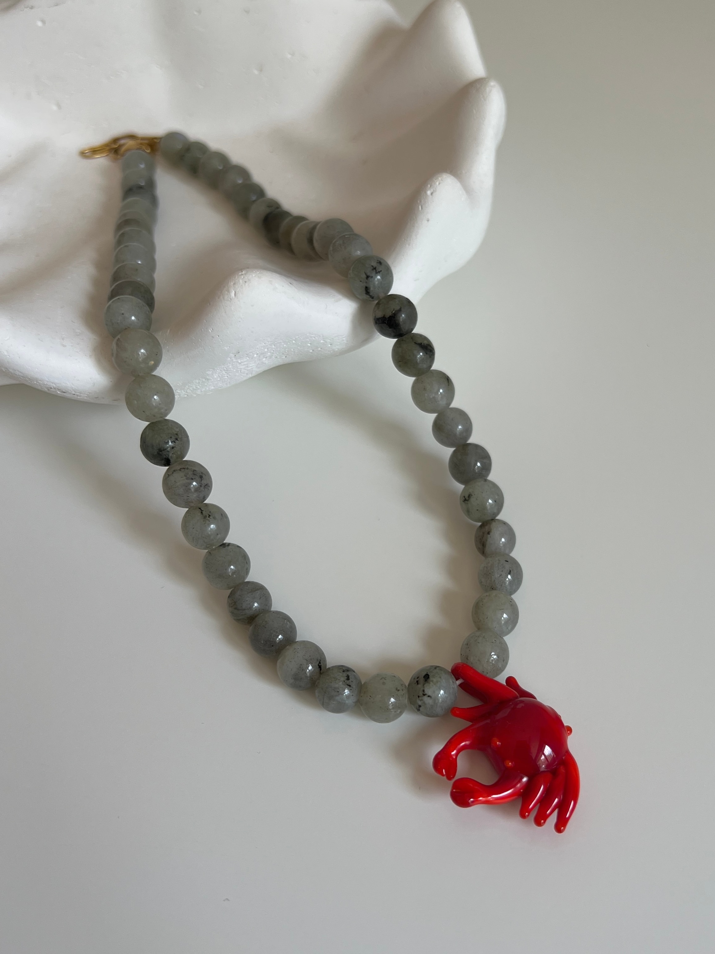 Arche Collection Labradorit Taşlı (PONTIA) Kadın Kolye