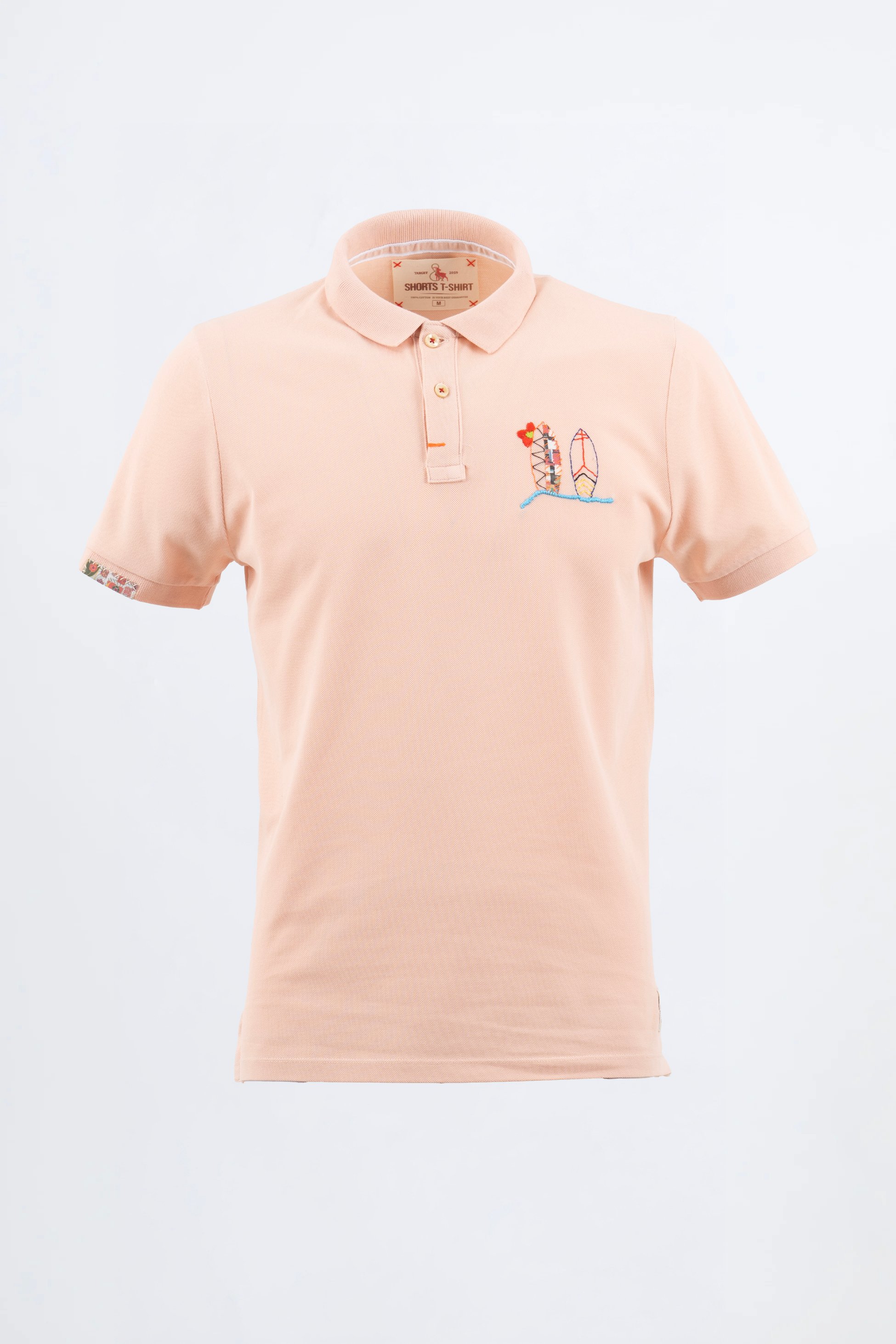 RIPPLES - POLO - LOT - PEACH 