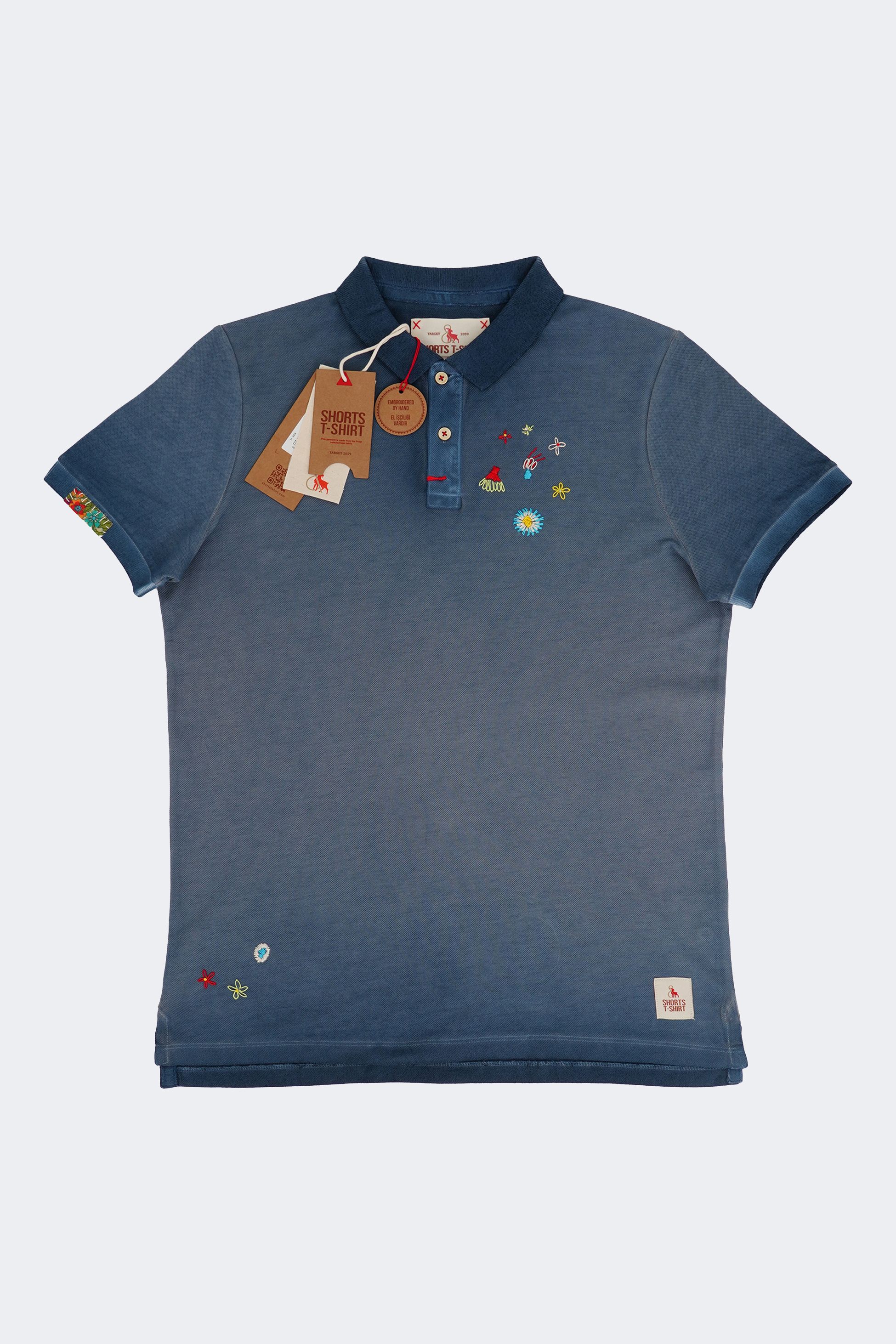 CHARM - POLO - LOT - OIL DENIM 