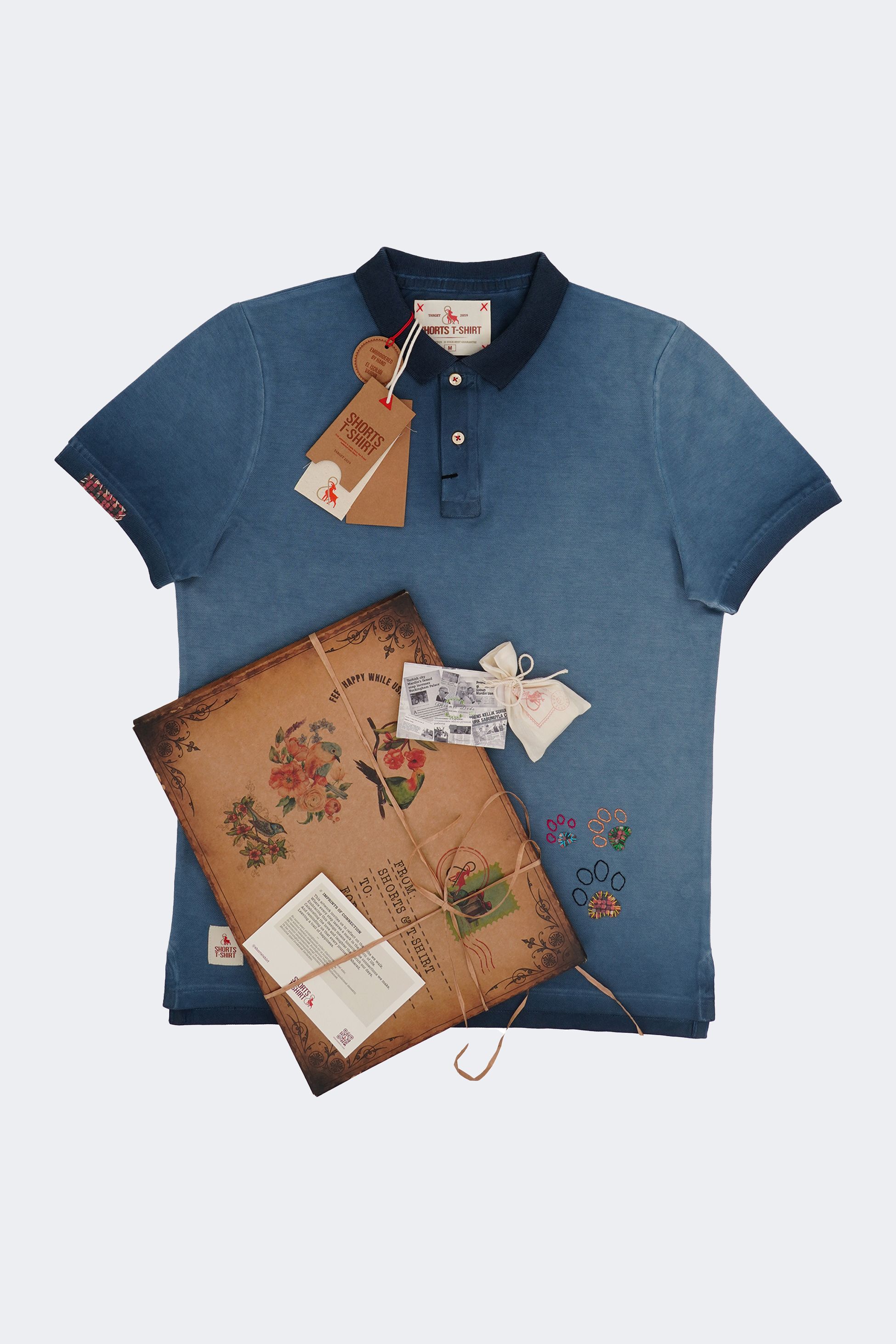 TRACKS - POLO - LOT - OIL DENIM  