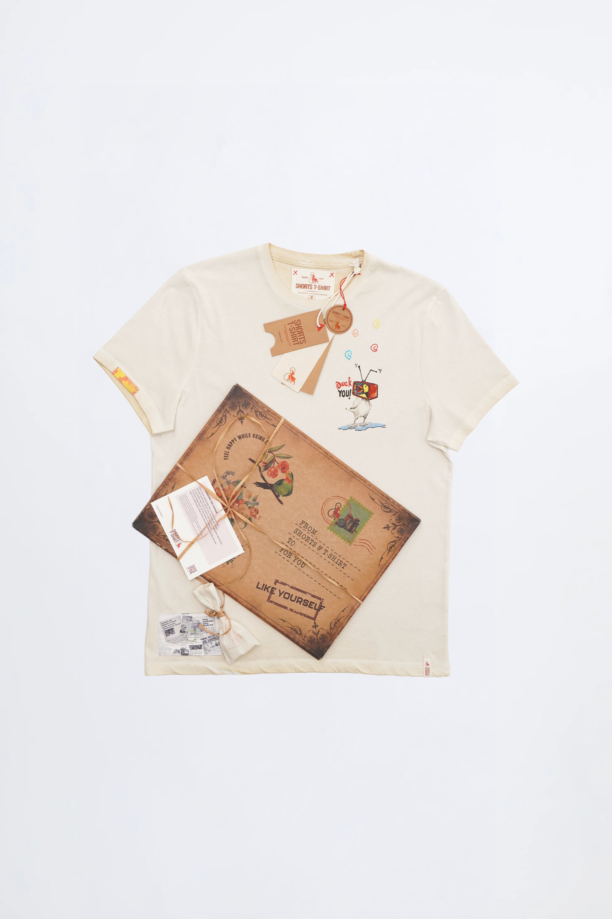 DUCKYOU - T-SHIRT - LOT - OFFWHITE 