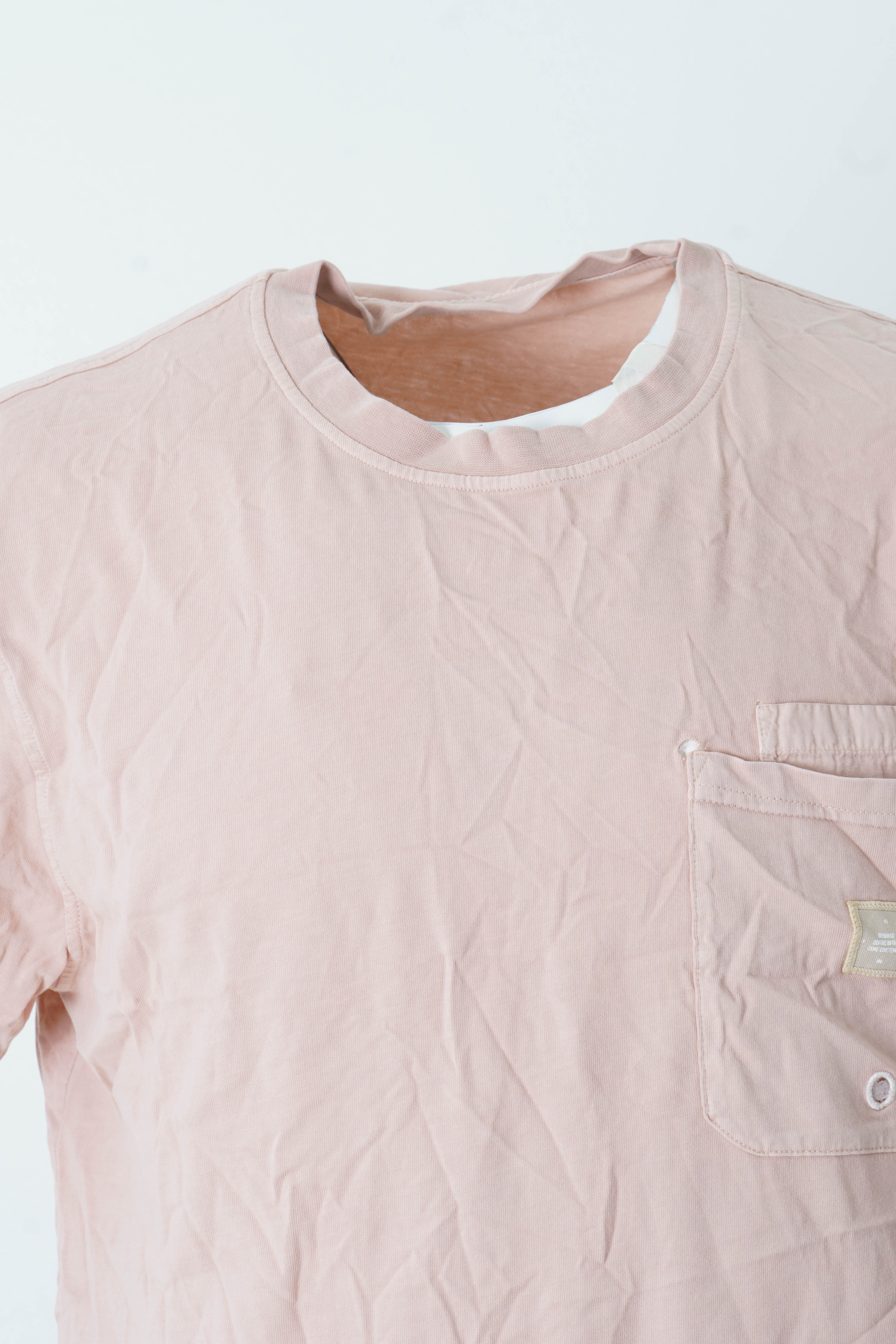 CEBİ KUŞ GÖZLÜ KISA KOLLU PEMBE TŞÖRT