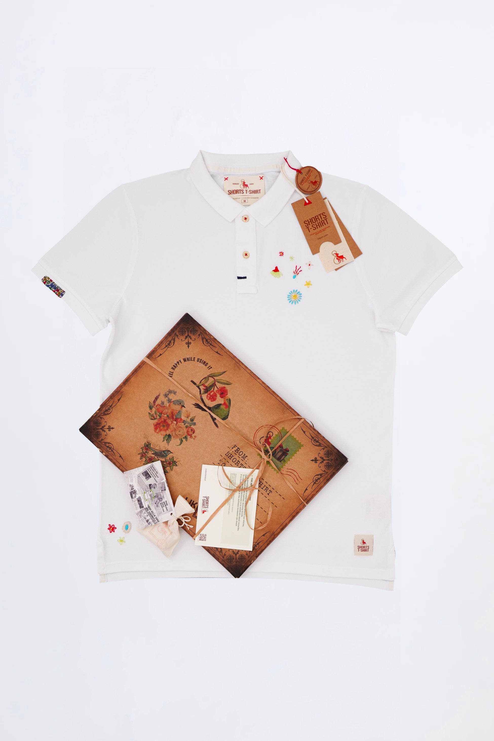 CHARM - POLO - LOT - WHITE  