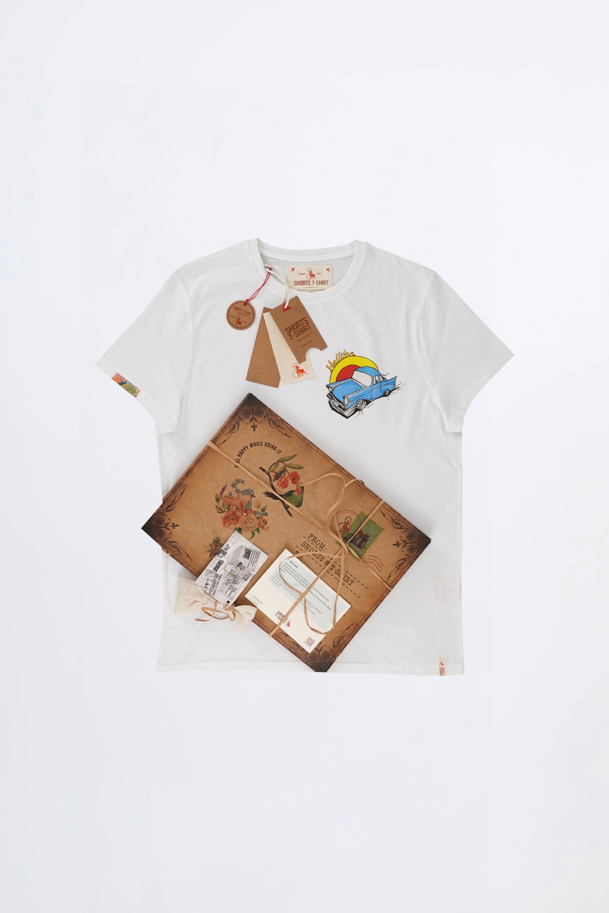 HALLIBO - T-SHIRT - LOT - WHITE 