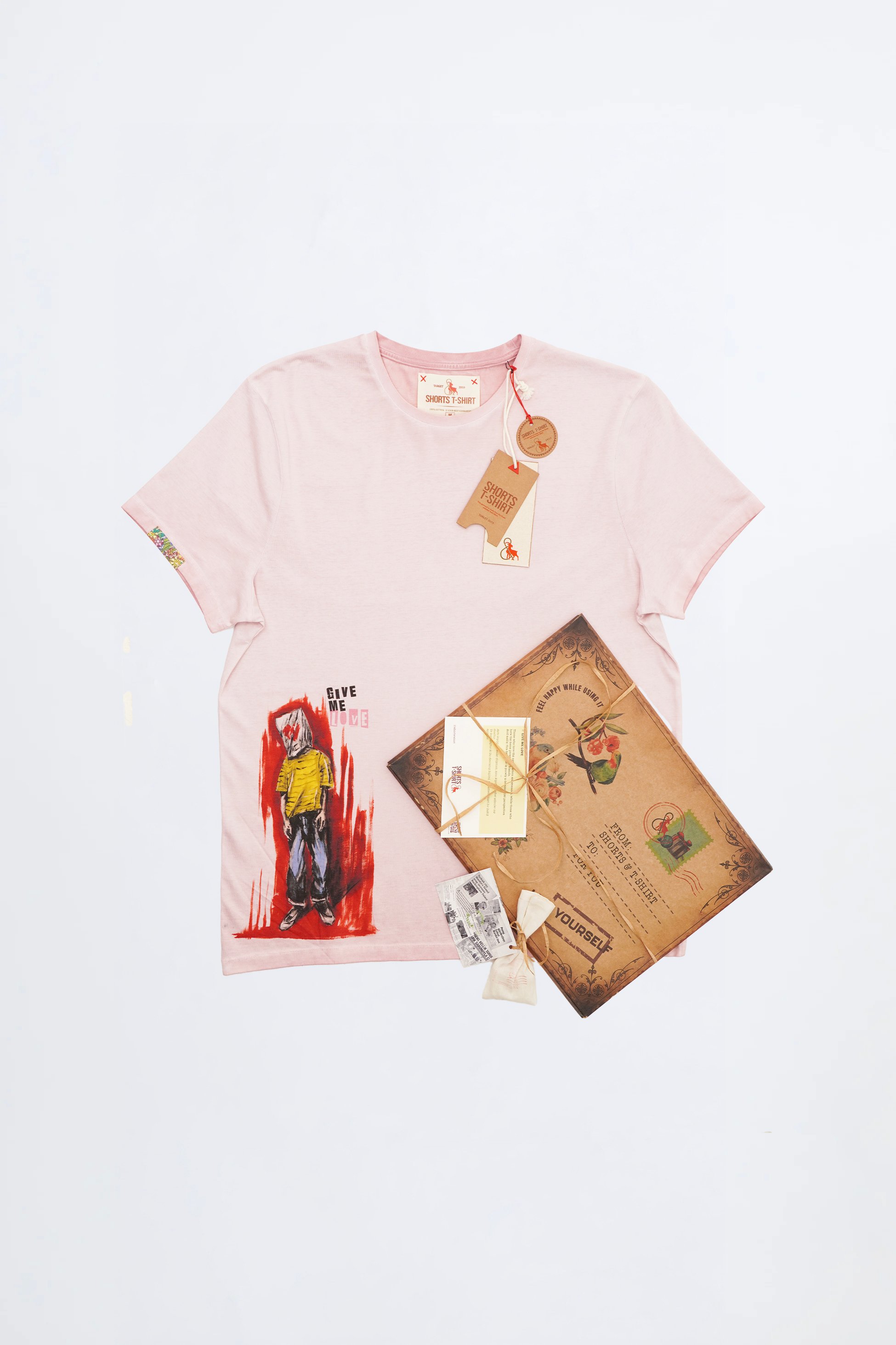 BOYS - T-SHIRT - LOT - PINK 