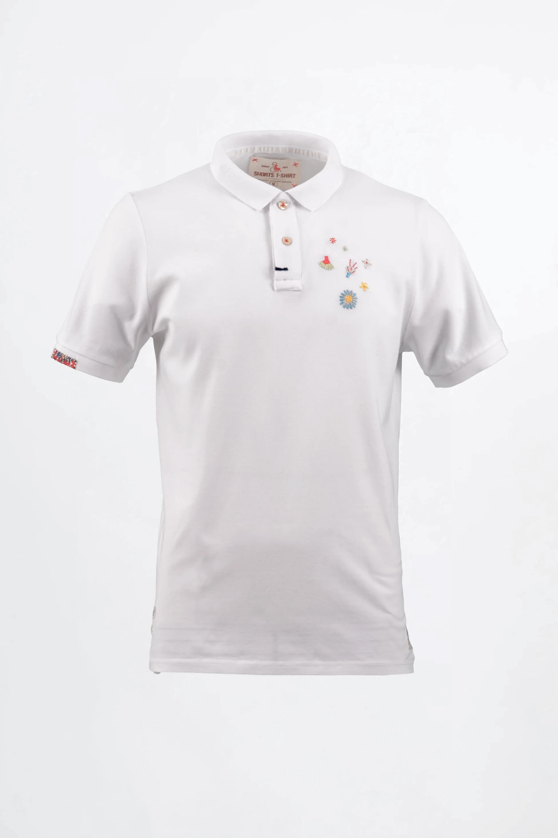 CHARM - POLO - LOT - WHITE  