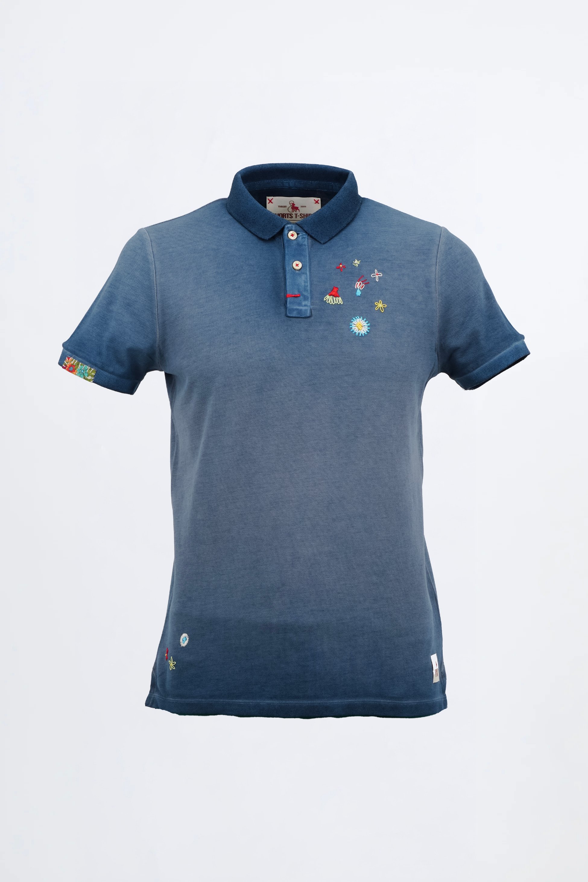 CHARM - POLO - LOT - OIL DENIM 