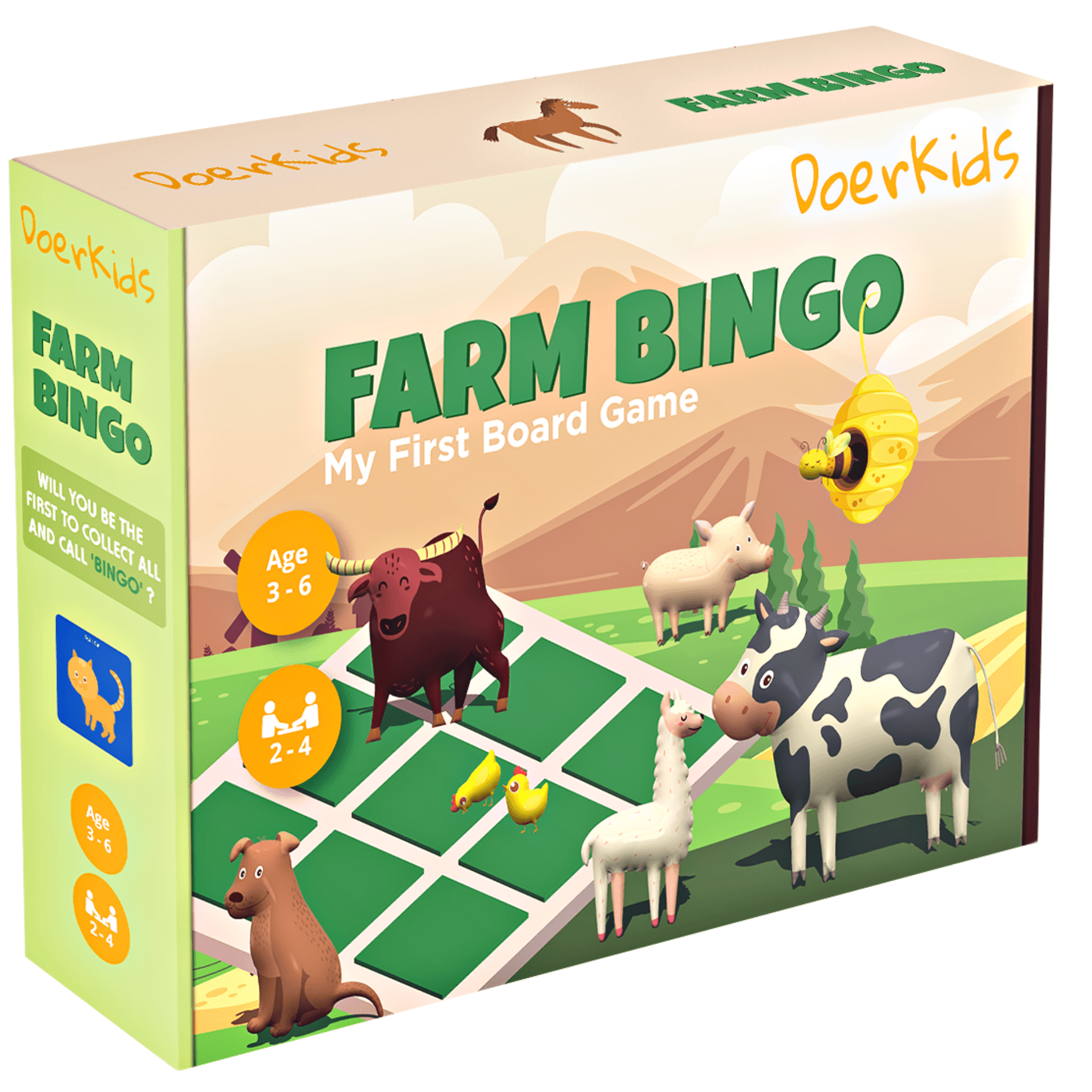 Çiftlik Bingo | Çiftlik Tombala | Eğitici Kutu Oyunu