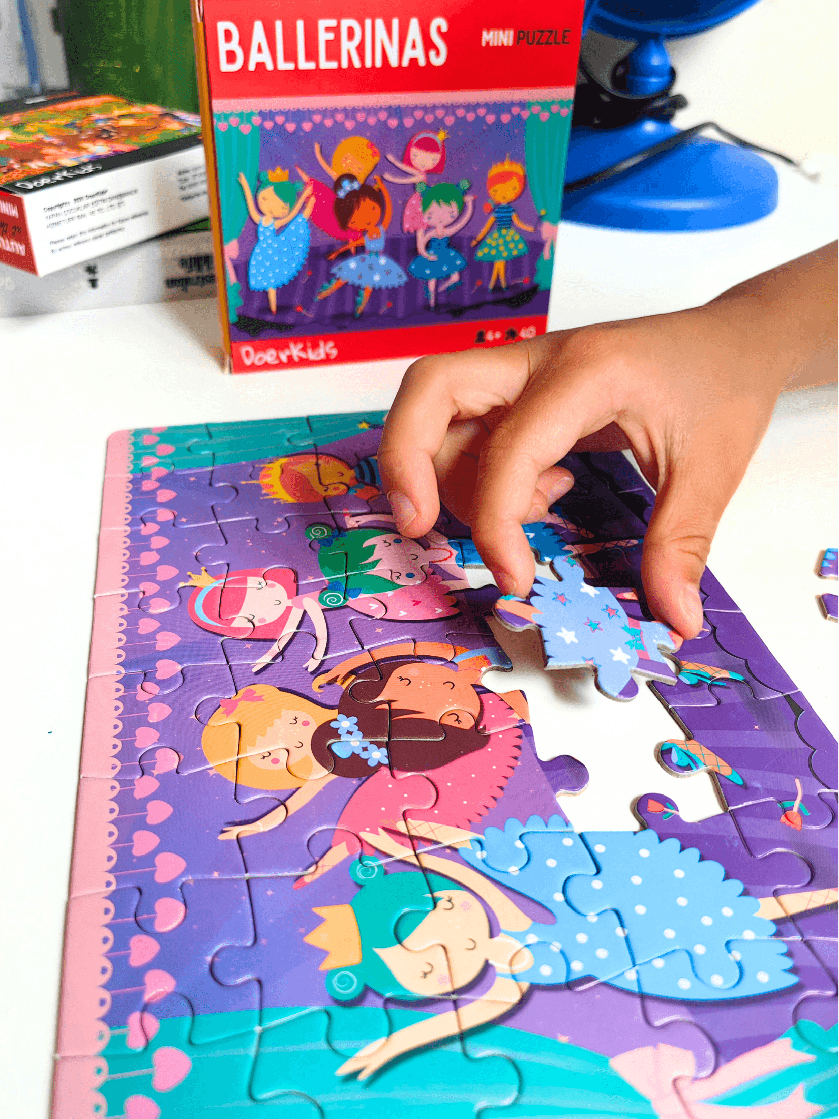 DoerKids Bale Gösterisi Sanatsal Mini Puzzle| 3-7 Yaş - 40 Parça