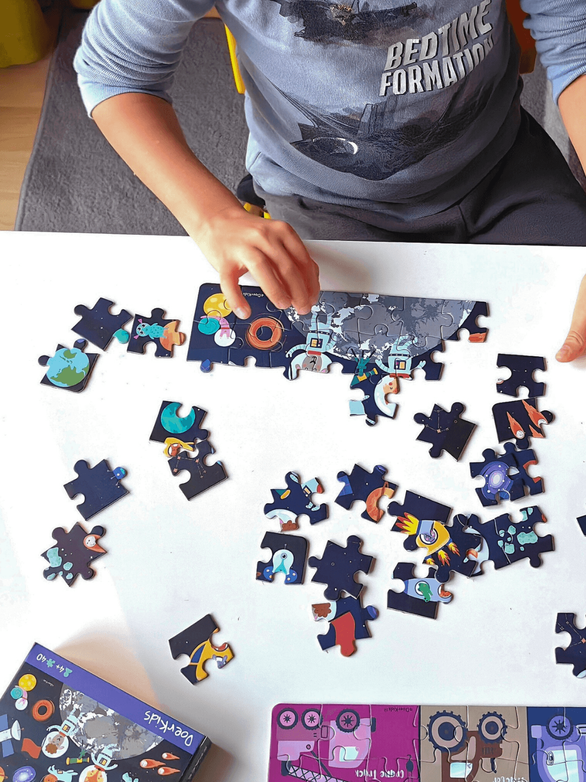 Uzay Boşluğu Mini Puzzle | 40 Parça 4+ Yaş