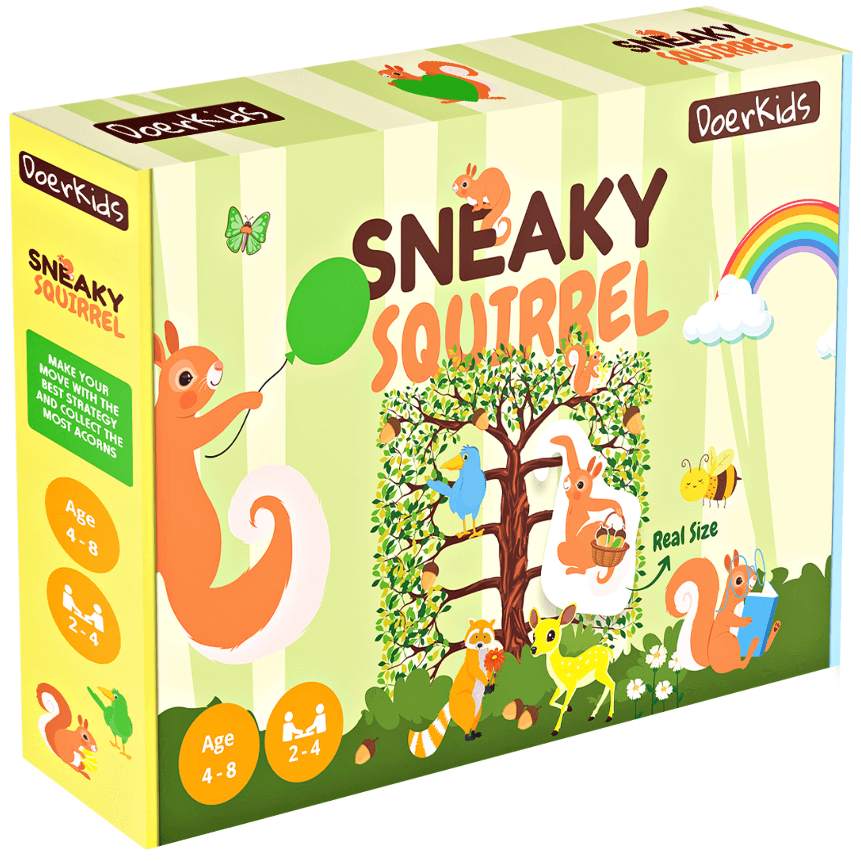 Sinsi Sincaplar 3D Eğitici Strateji Kutu Oyunu | Sneaky Squirrel 