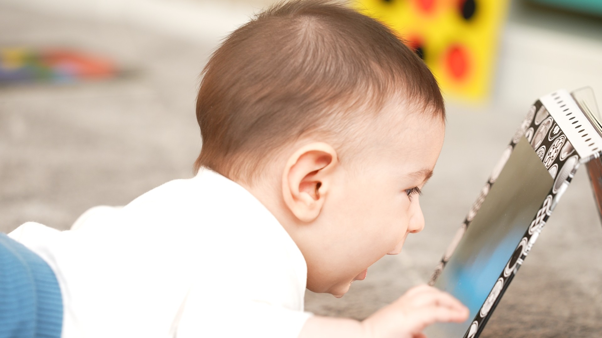 Tummy Time Bebek Aynası ve Bebek Zeka Kartları | Bebeklerde Karın Üzeri Egzersiz Oyuncağı