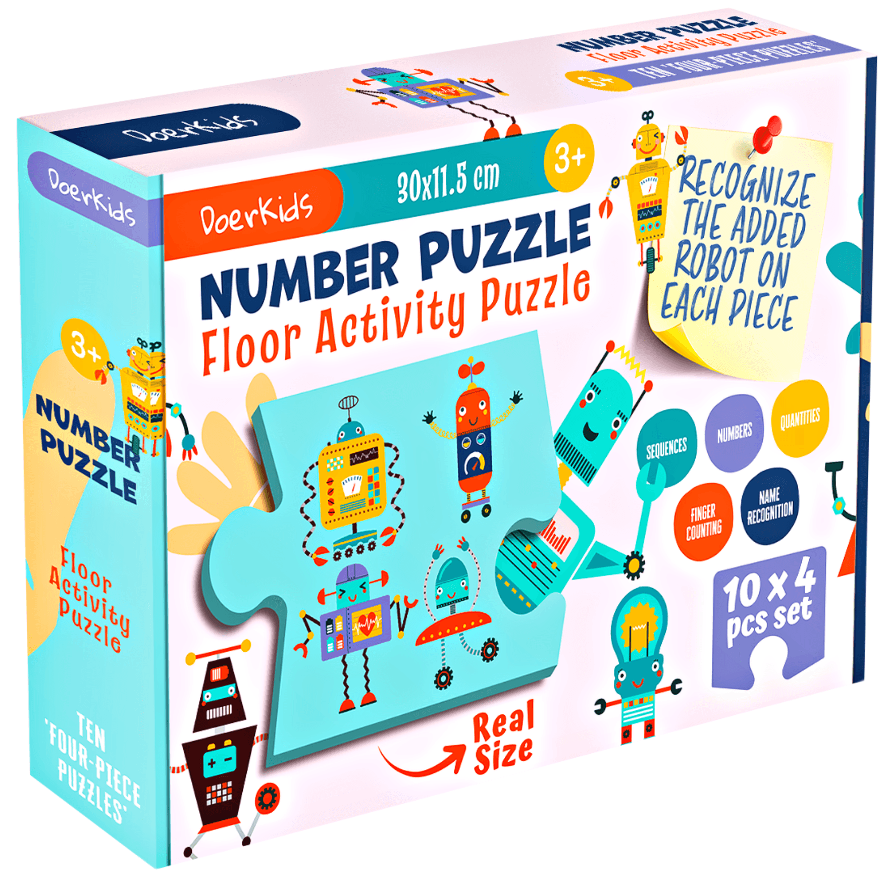 Sayılar Jumbo Yer Puzzle | Eğitici Zemin Aktivite Puzzle 40 Dev Parça