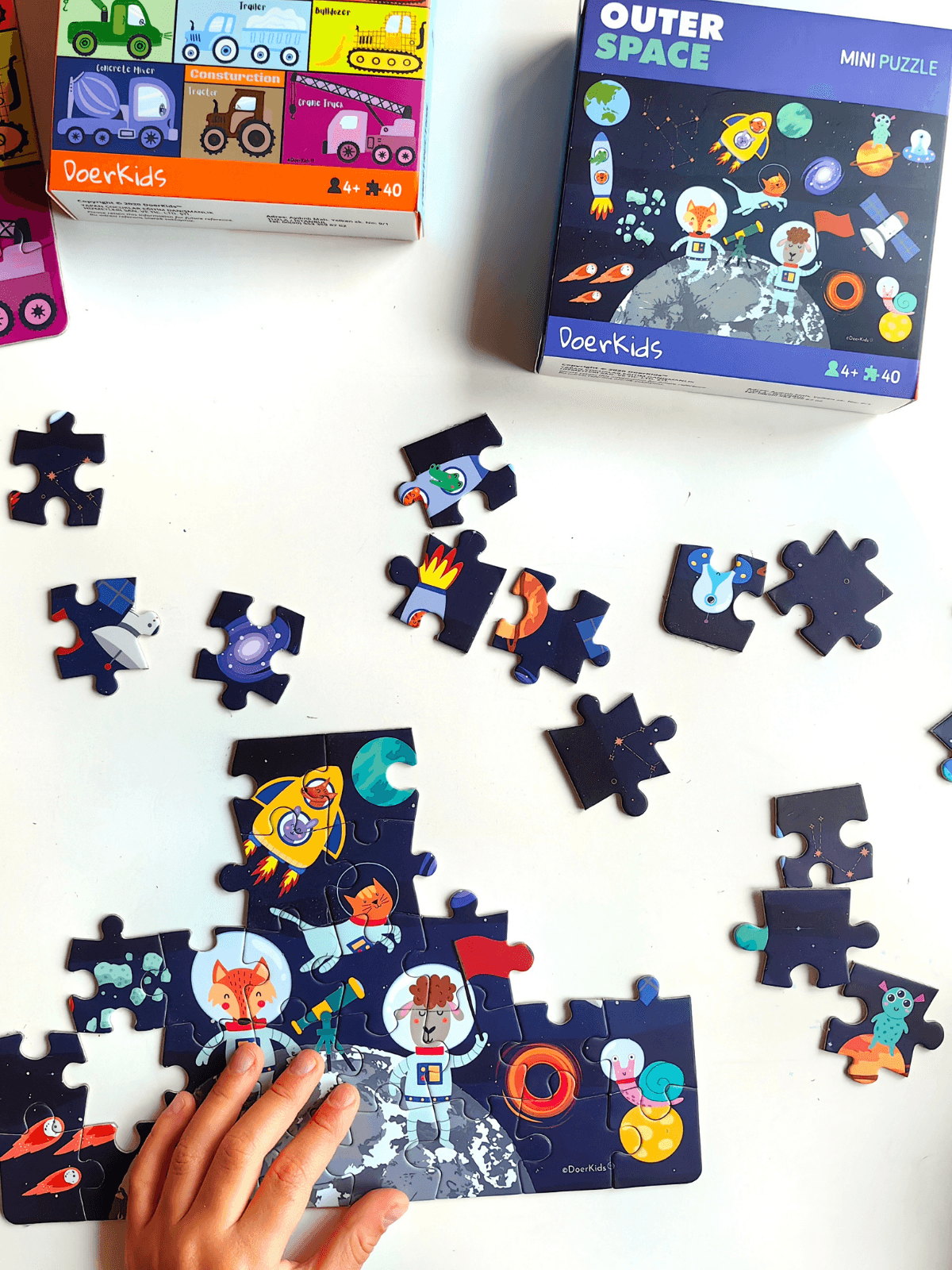 Uzay Boşluğu Mini Puzzle | 40 Parça 4+ Yaş