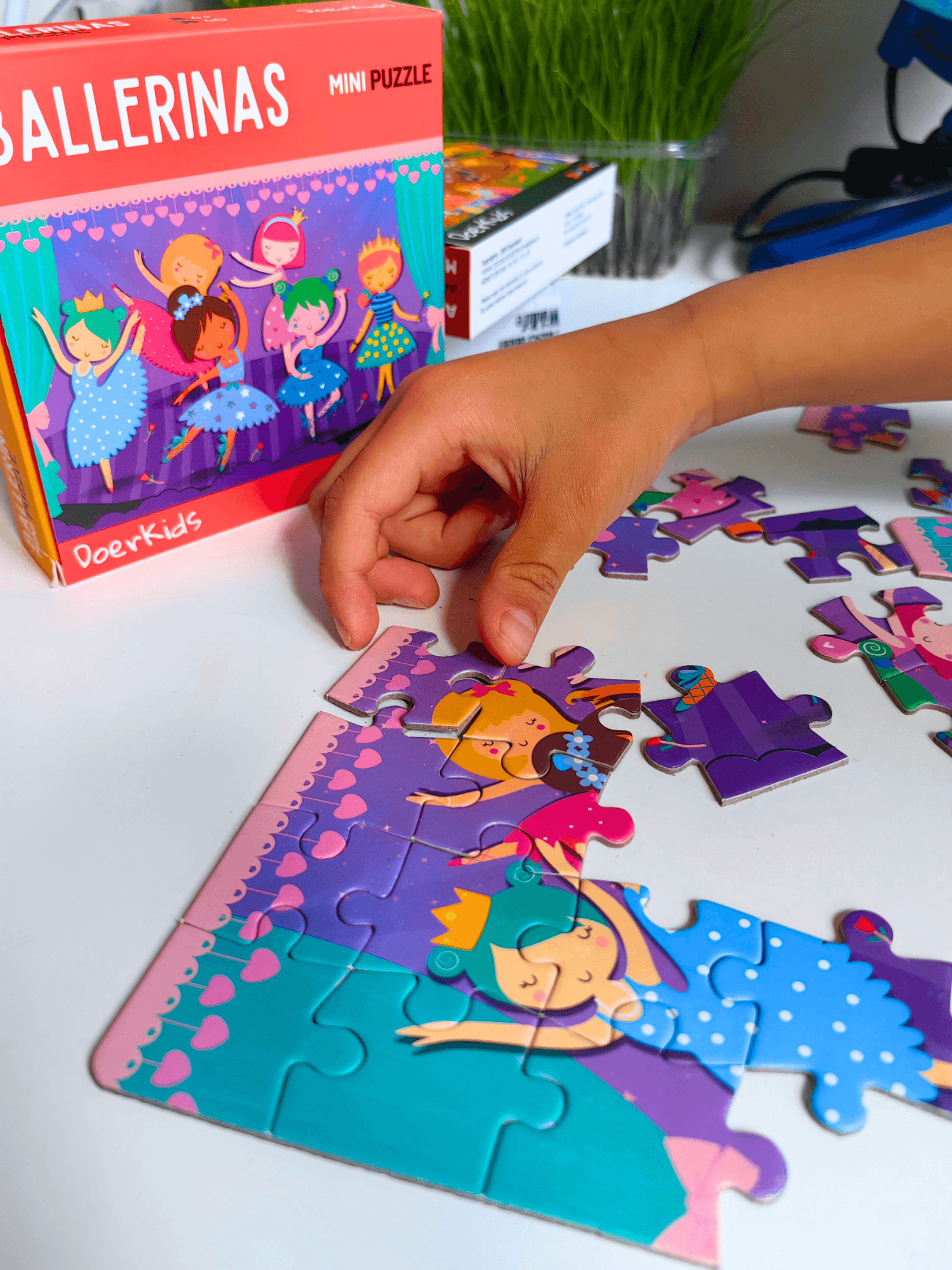 DoerKids Bale Gösterisi Sanatsal Mini Puzzle| 3-7 Yaş - 40 Parça