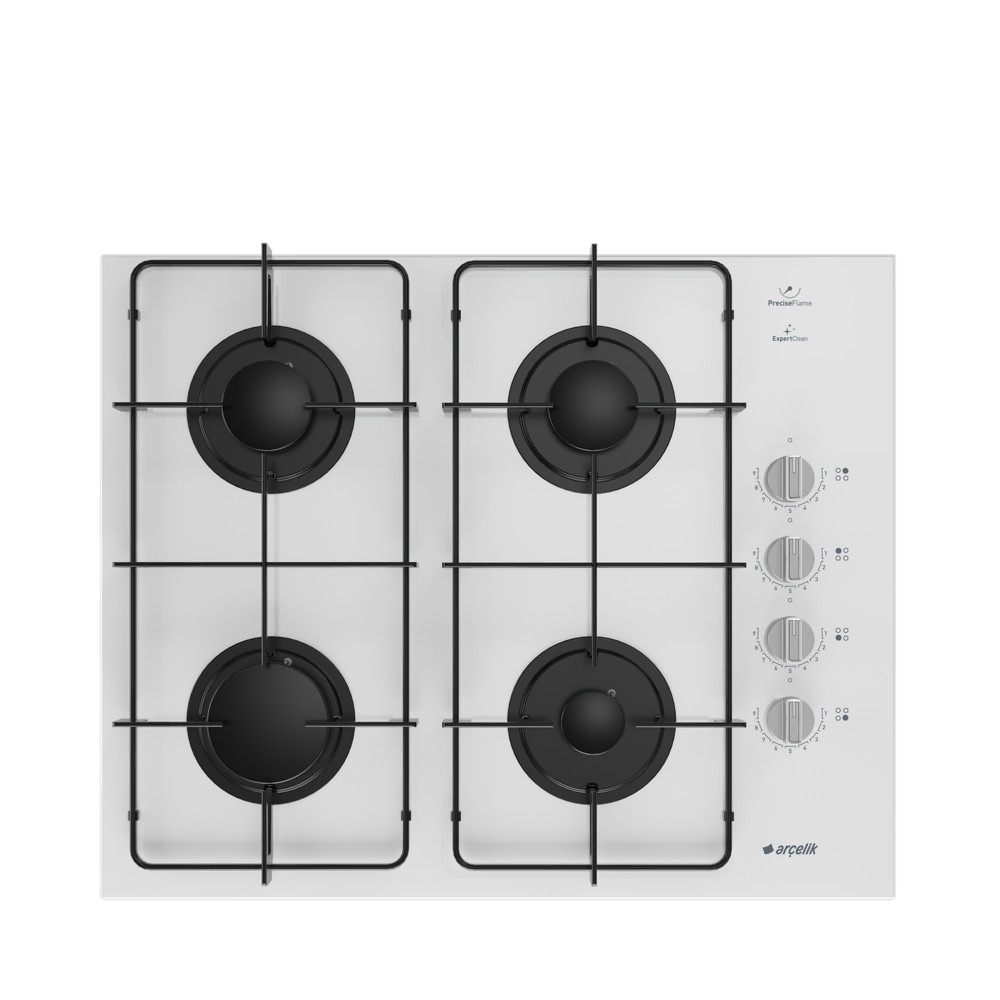 Arçelik OCD D 651-2 EKB Beyaz Cam Ankastre Ocak