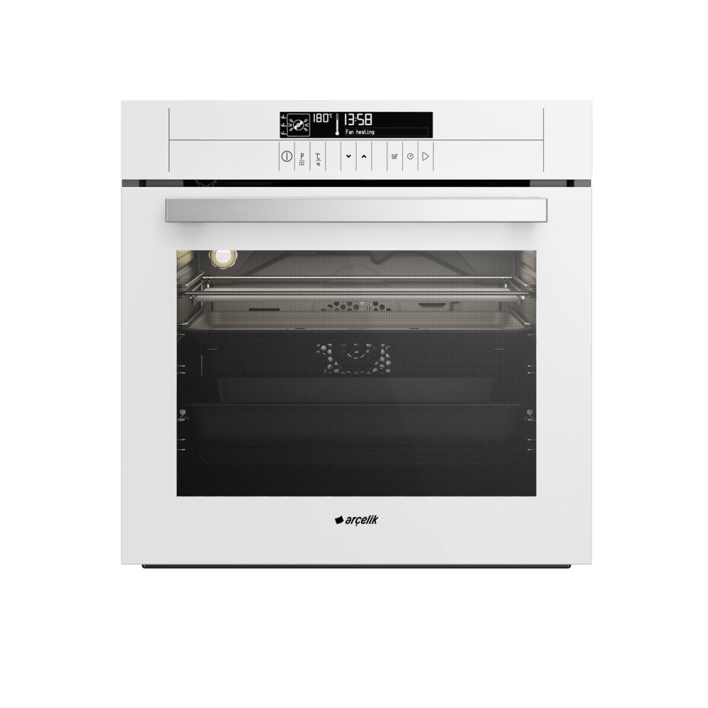 Arçelik 9680 SPB Beyaz Ankastre Fırın