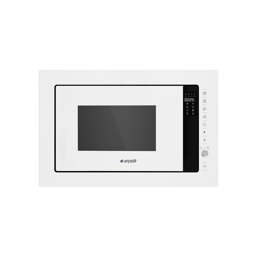 Arçelik MA 2521 B 25 lt Ankastre Mikrodalga Fırın Beyaz