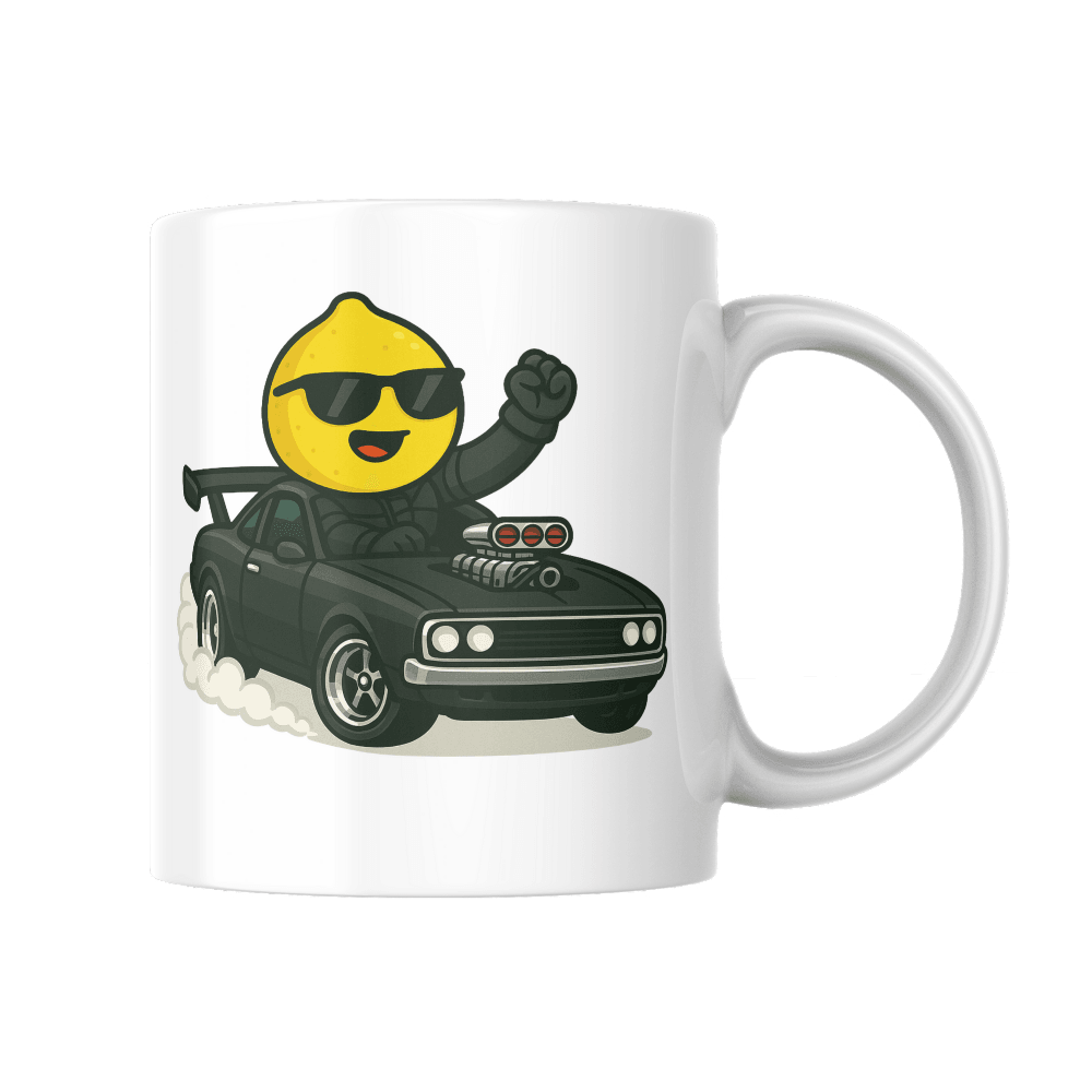 NEED FOR LEMON SİYAH Bardak