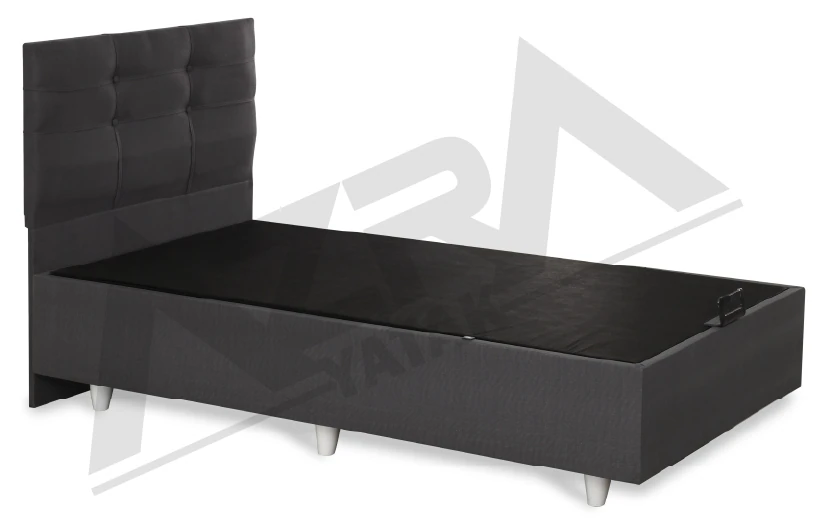 Nero Tek Kişilik Baza Comfort Yatak Basic Başlık (%100 Çelik+ Mdf)