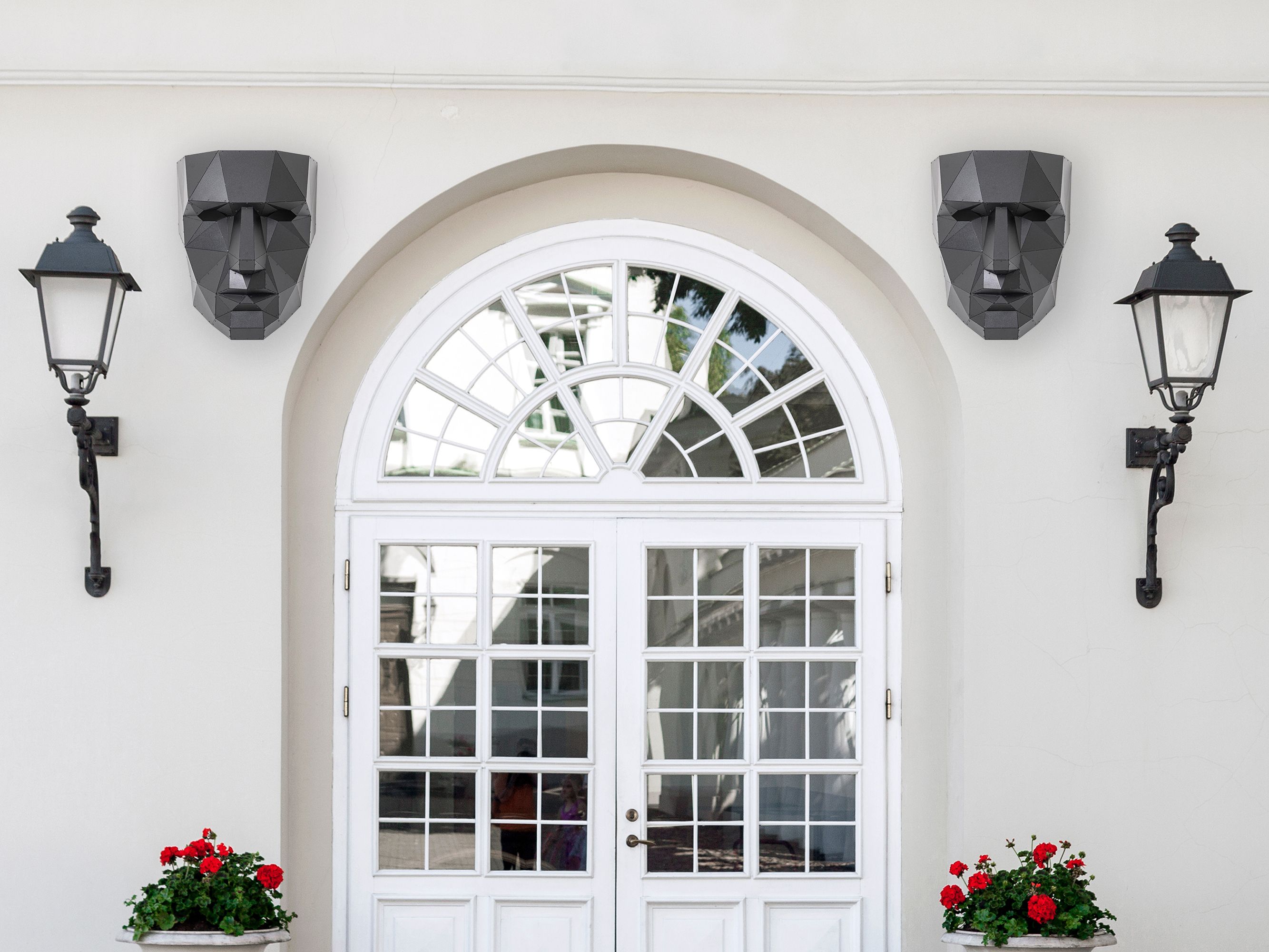 3D Metal İnsan Sureti Heykeli