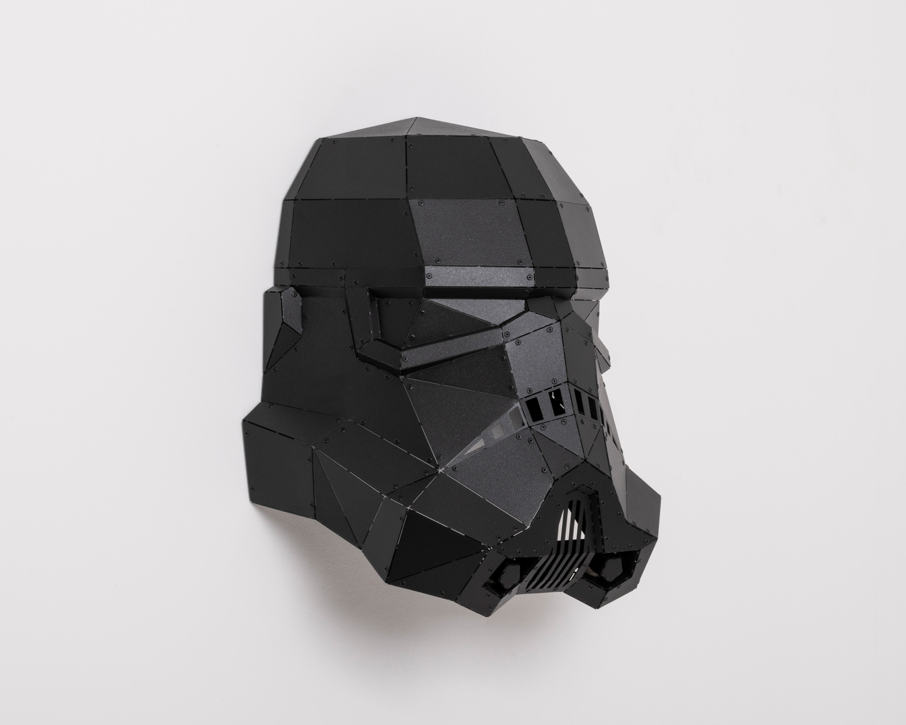 3D Star Wars Metal Stormtrooper Kafa Heykeli