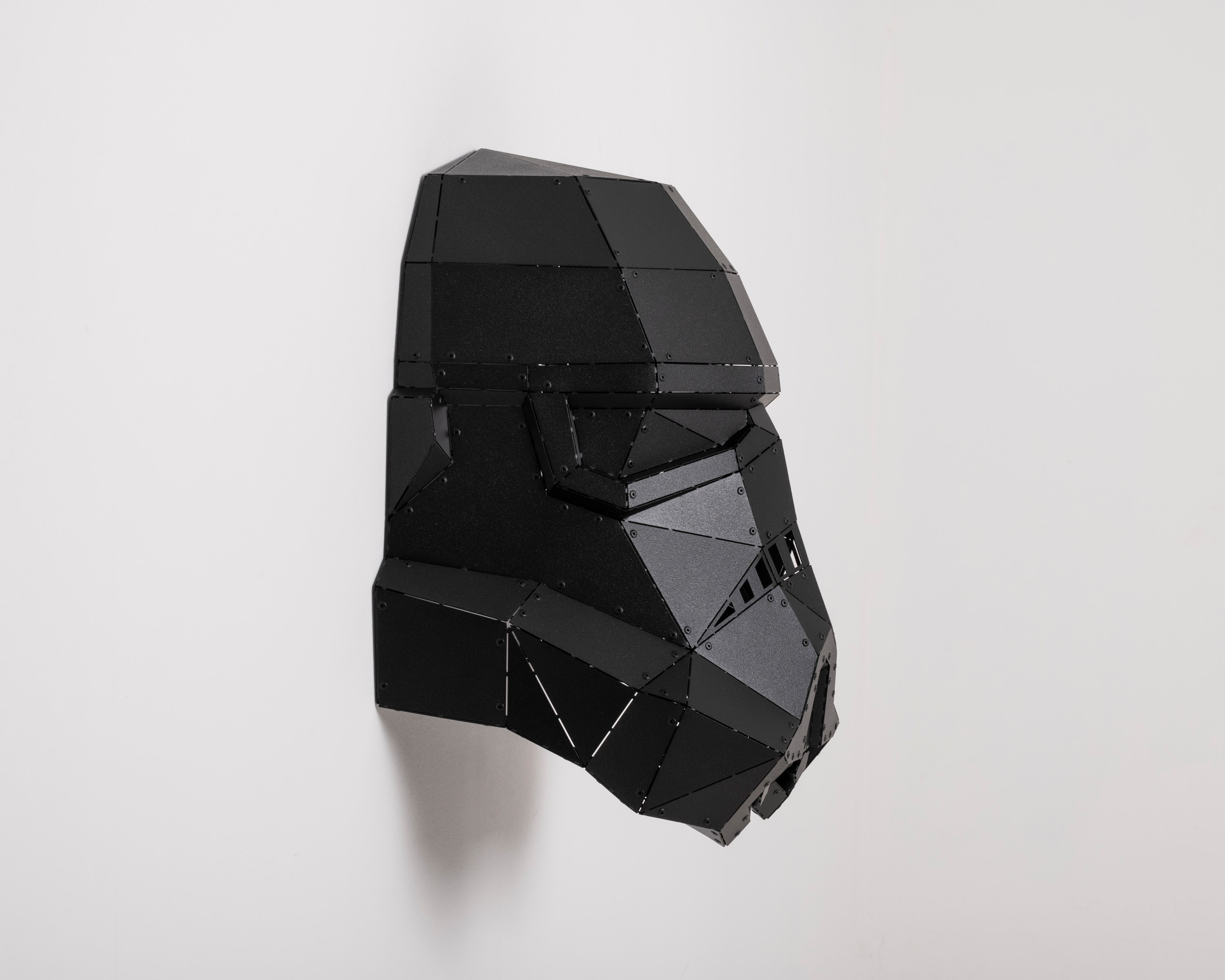 3D Star Wars Metal Stormtrooper Kafa Heykeli