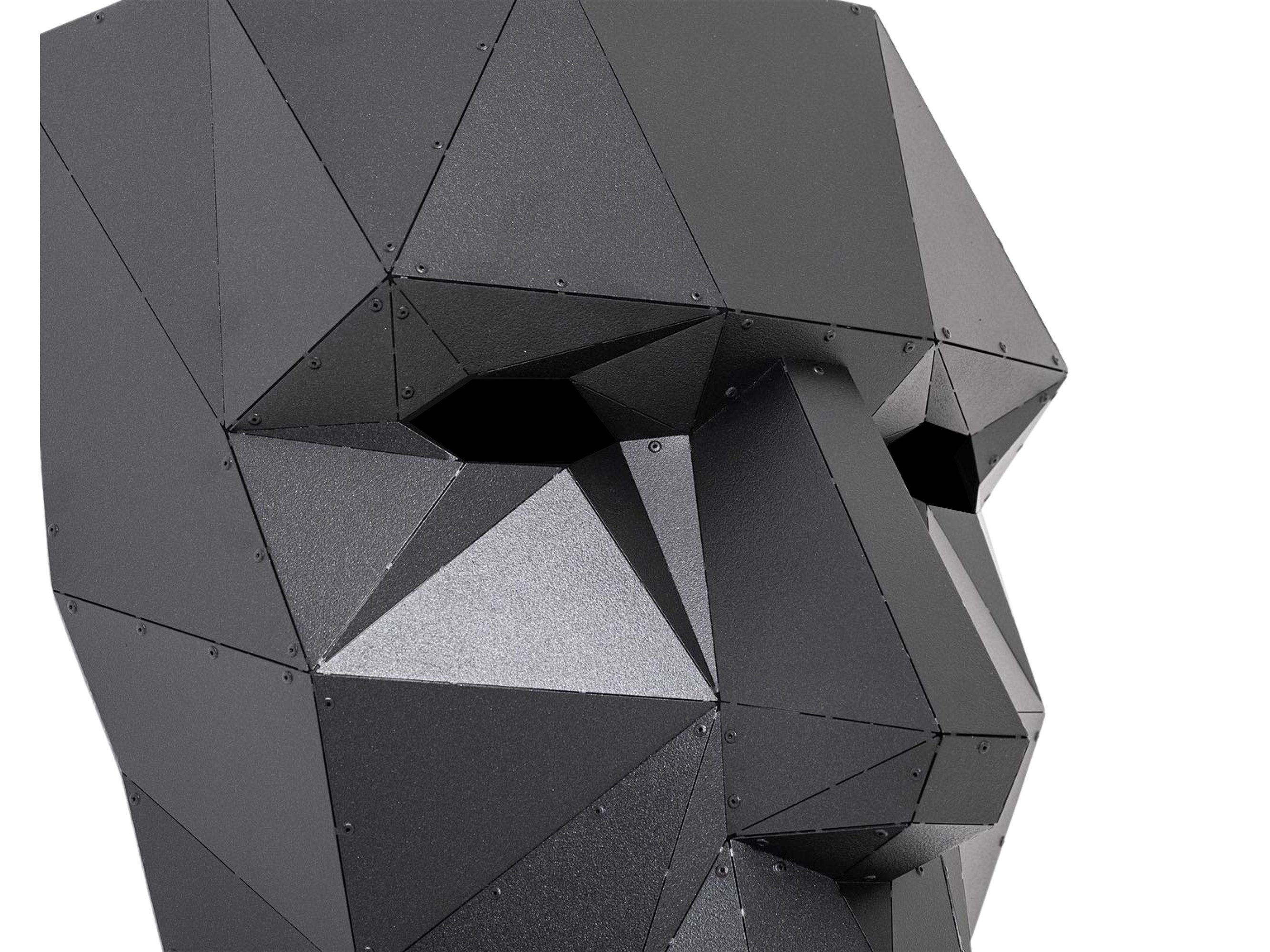 3D Metal İnsan Sureti Heykeli